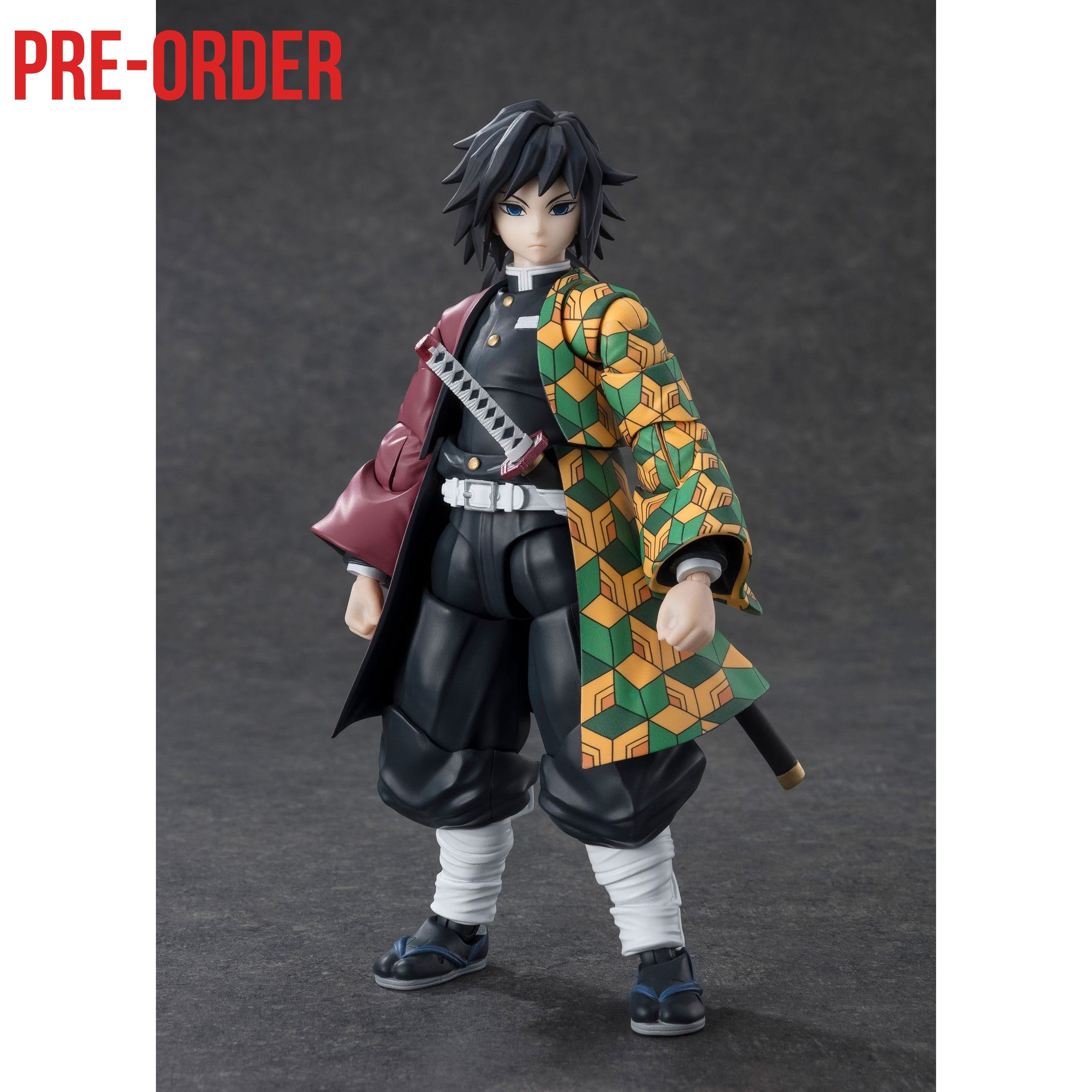 Demon Slayer: Giyu Tomioka-Actionfiguren-Bandai Tamashii Nations-Mighty Underground