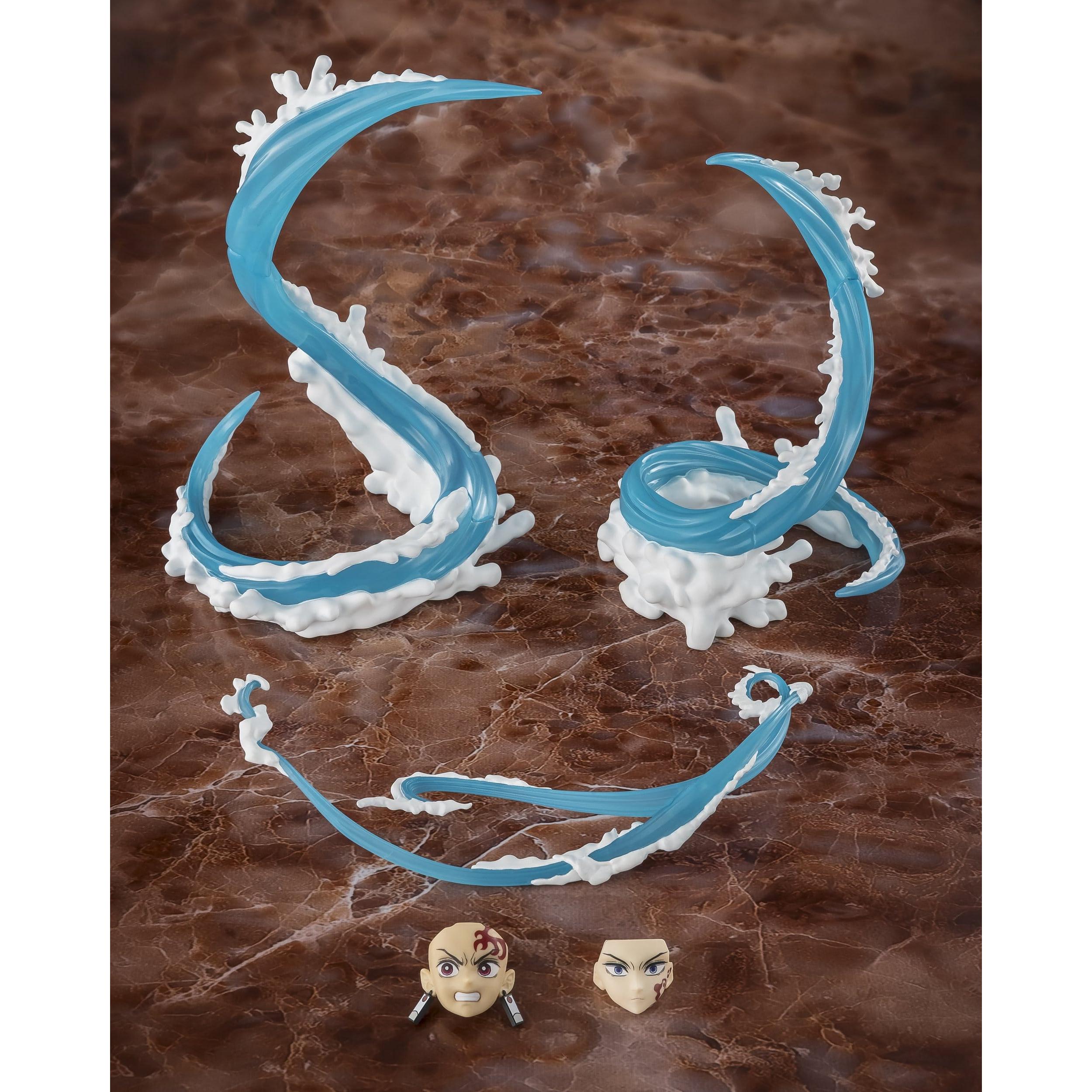 Demon Slayer Kimetsu no Yaiba: Tanjiro Kamado & Giyu Tomioka Water Breathing Option Parts Set-Actionfiguren-Bandai Tamashii Nations-Mighty Underground