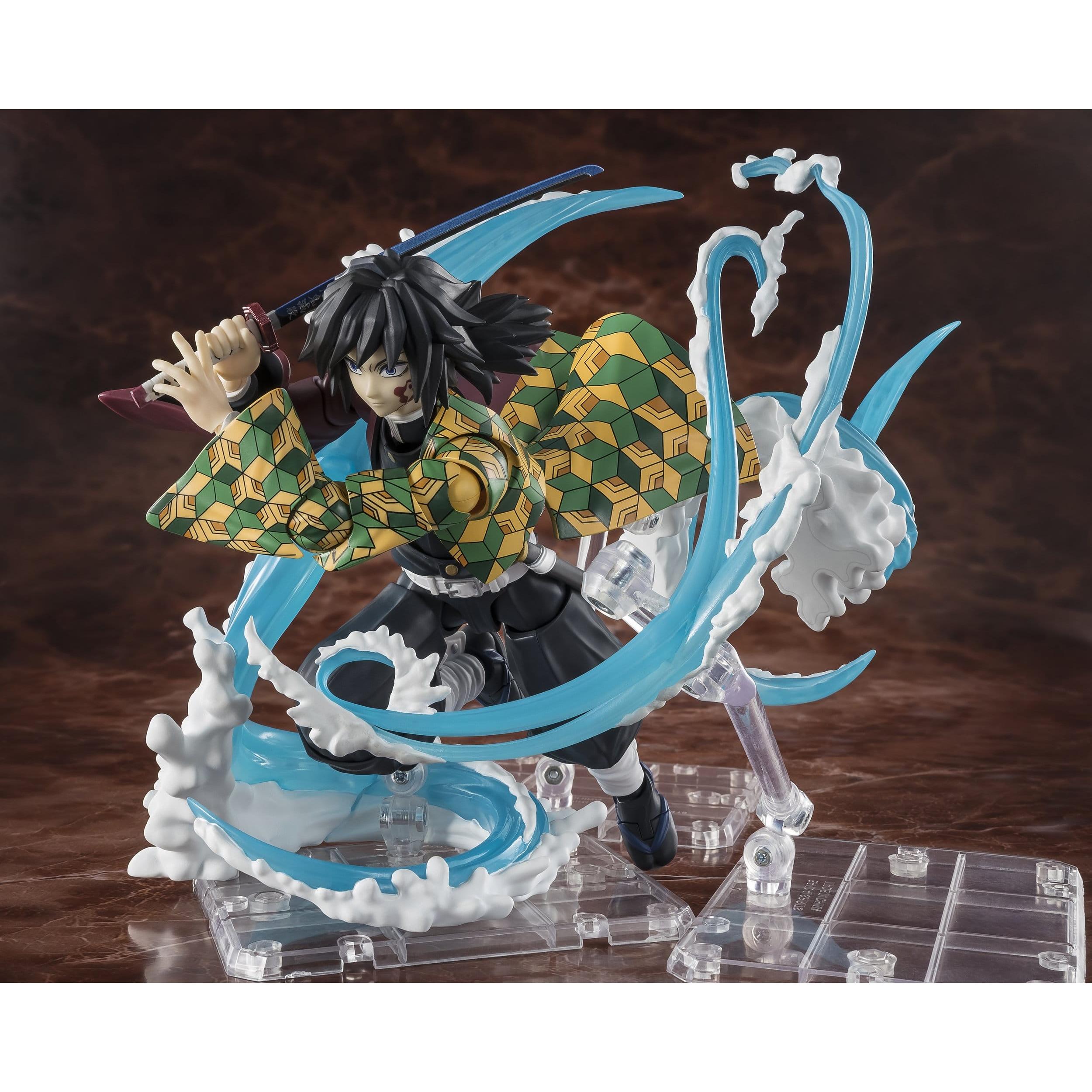 Demon Slayer Kimetsu no Yaiba: Tanjiro Kamado & Giyu Tomioka Water Breathing Option Parts Set-Actionfiguren-Bandai Tamashii Nations-Mighty Underground