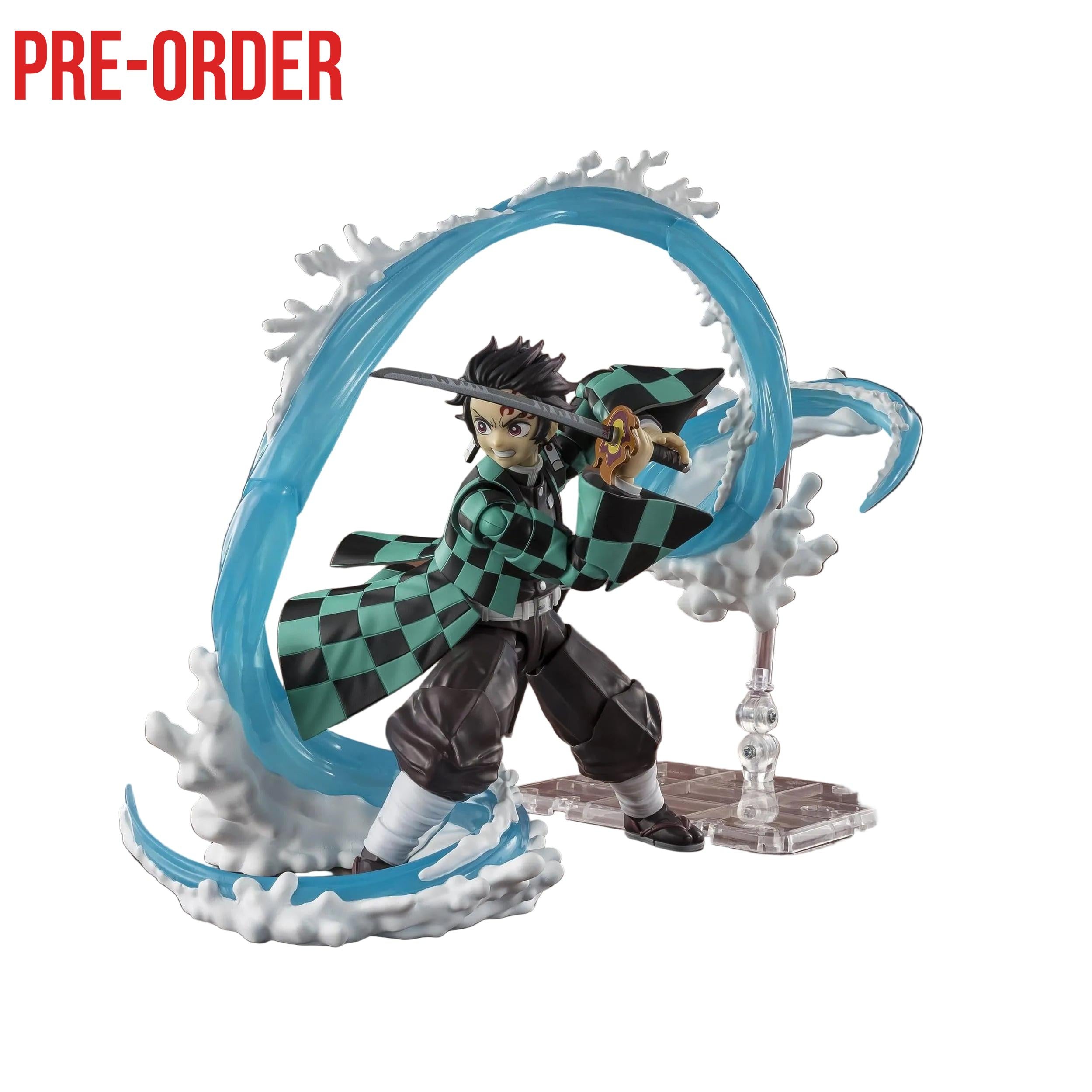 Demon Slayer Kimetsu no Yaiba: Tanjiro Kamado & Giyu Tomioka Water Breathing Option Parts Set-Actionfiguren-Bandai Tamashii Nations-Mighty Underground