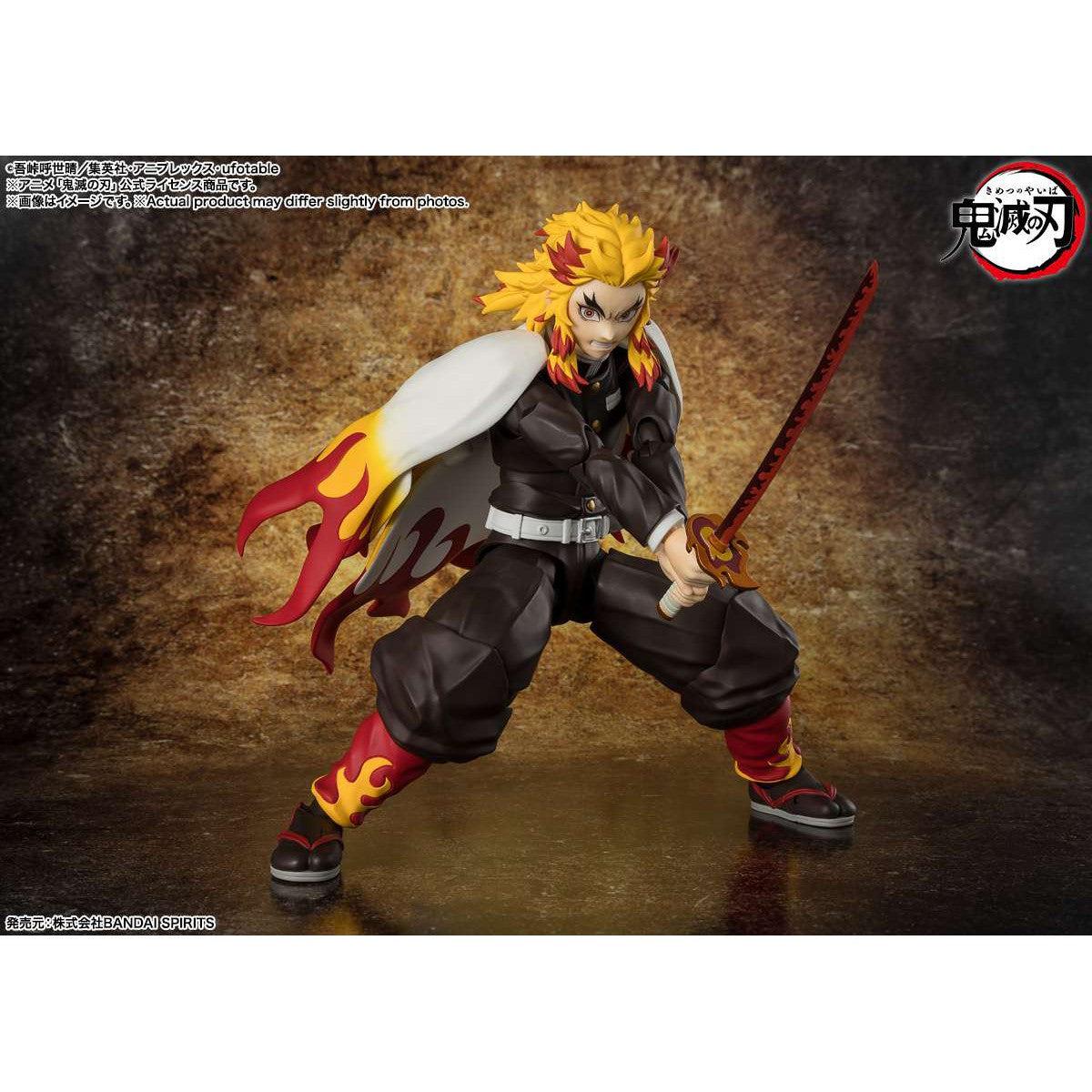 Demon Slayer: Kyojuro Rengoku-Actionfiguren-Bandai Tamashii Nations-Mighty Underground