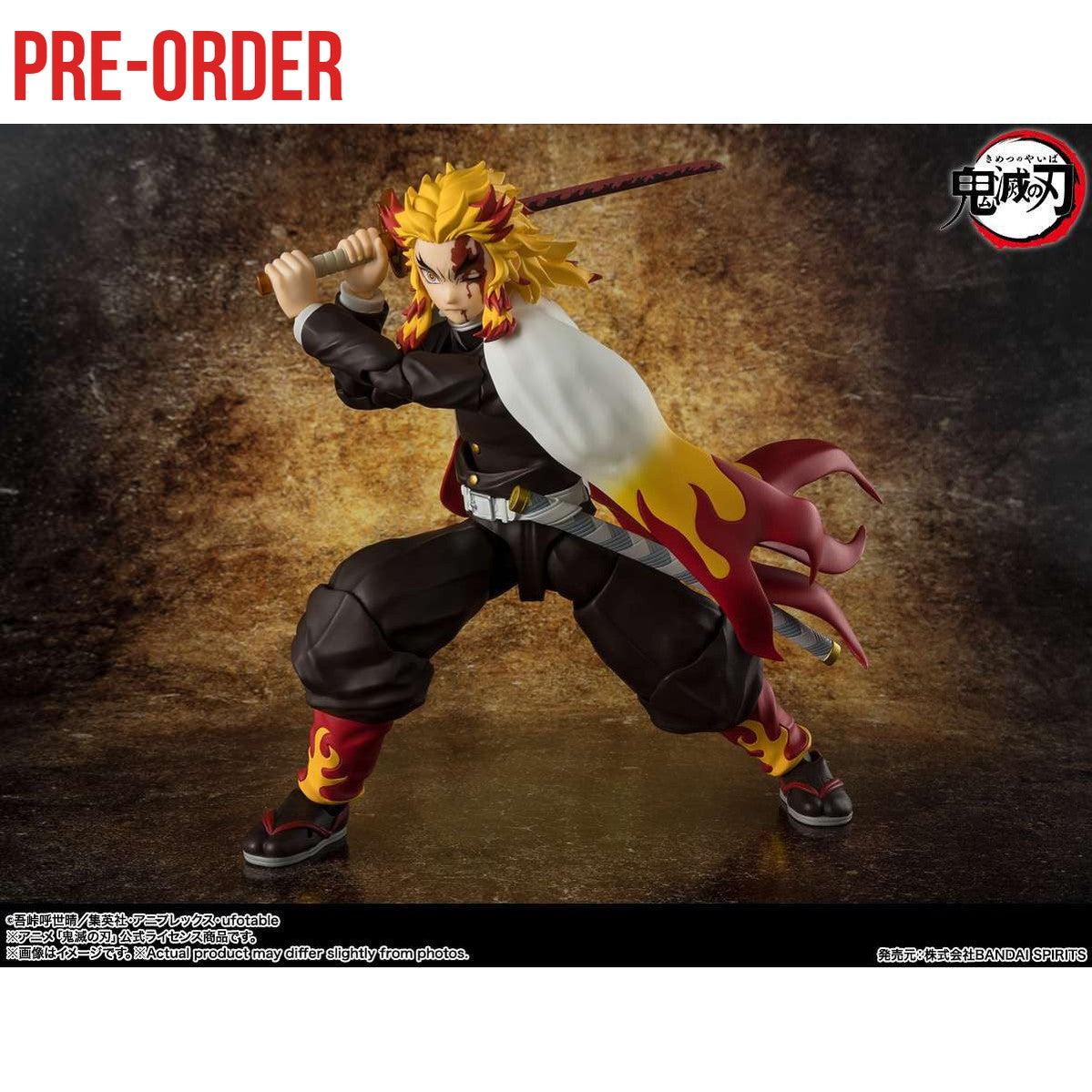 Demon Slayer: Kyojuro Rengoku-Actionfiguren-Bandai Tamashii Nations-Mighty Underground