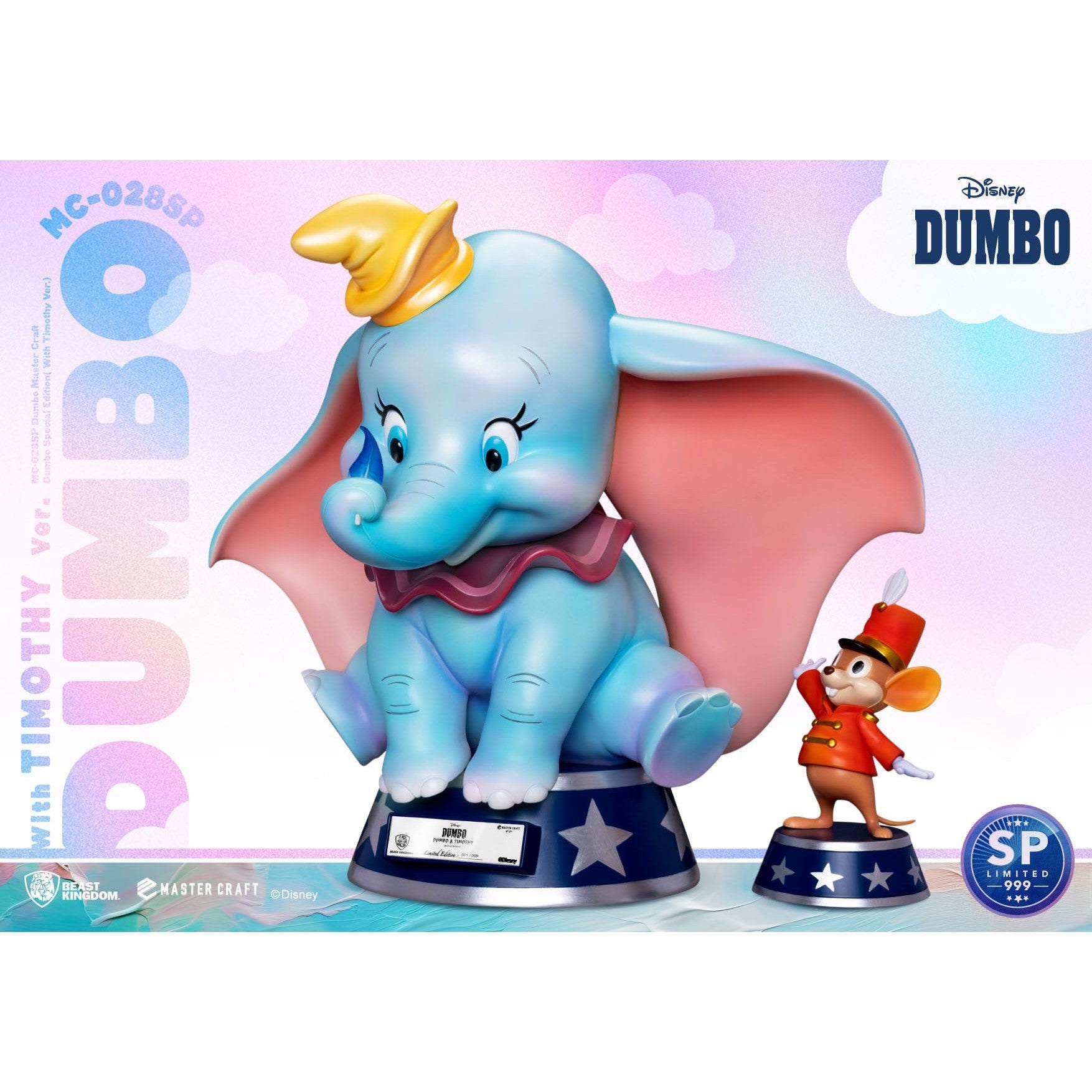 Disney's Dumbo (With Timothy) - Master Craft Statue - Special Edition-Statue-Beast Kingdom-Mighty Underground