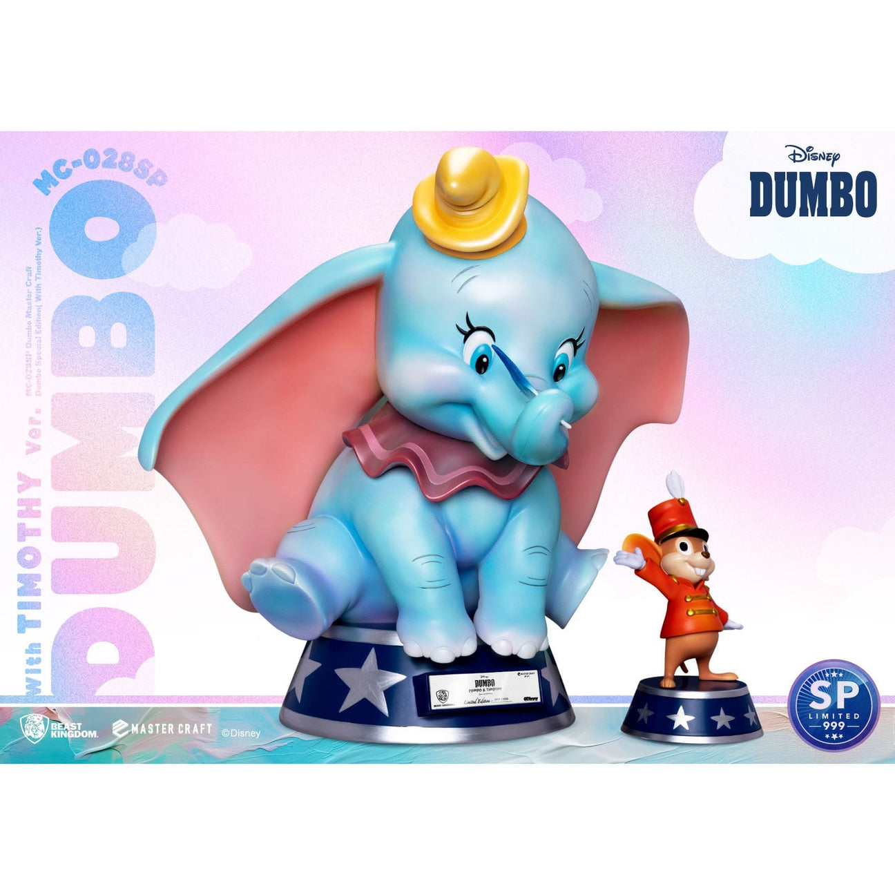 Disney's Dumbo (With Timothy) - Master Craft Statue - Special Edition-Statue-Beast Kingdom-Mighty Underground