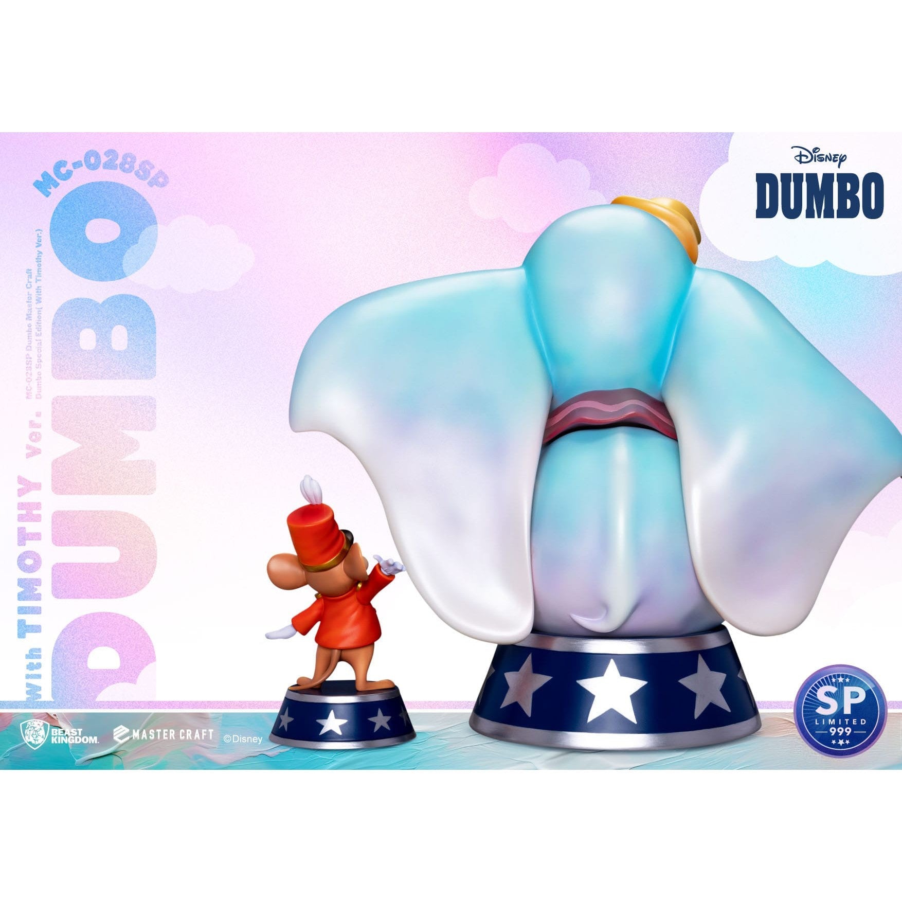 Disney's Dumbo (With Timothy) - Master Craft Statue - Special Edition-Statue-Beast Kingdom-Mighty Underground