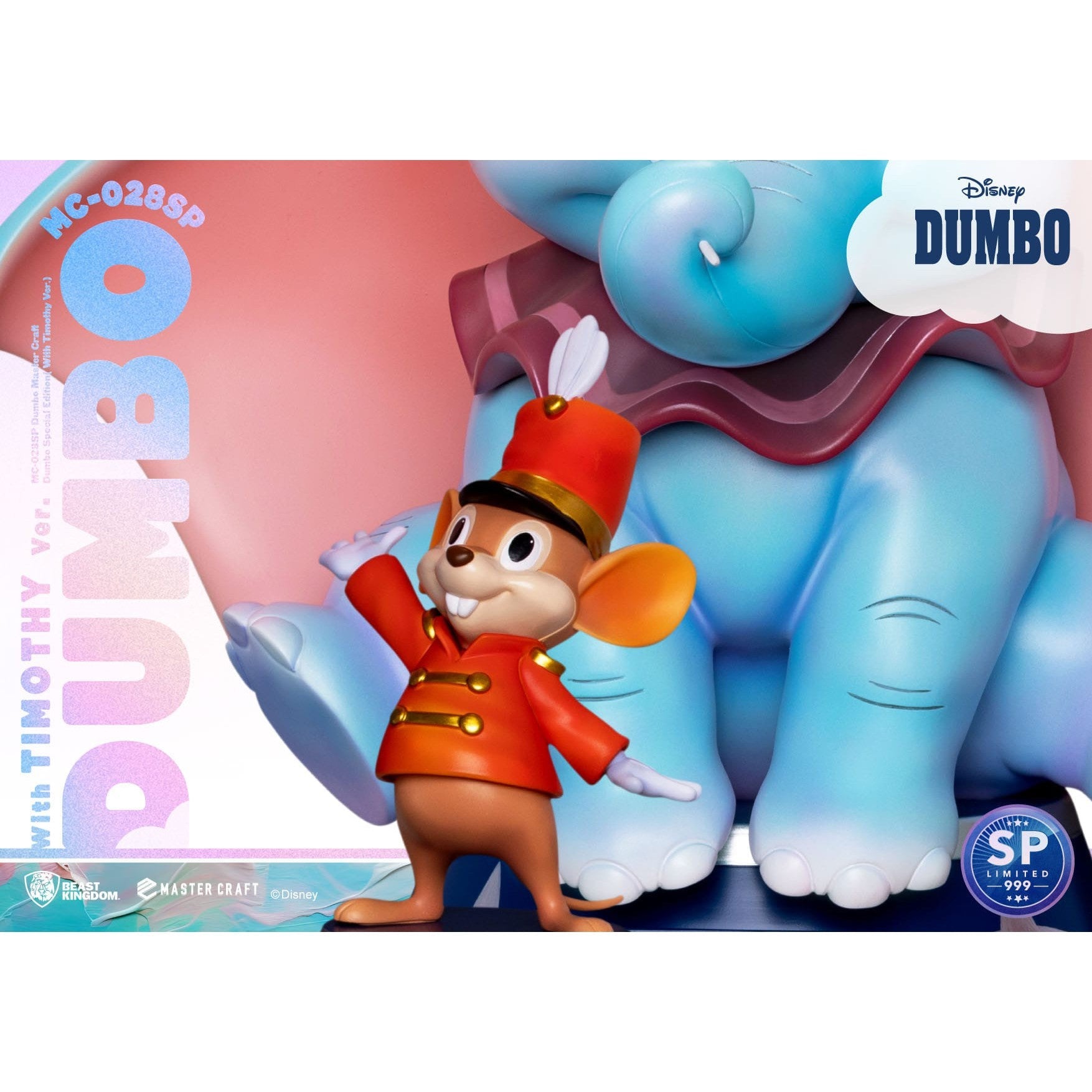 Disney's Dumbo (With Timothy) - Master Craft Statue - Special Edition-Statue-Beast Kingdom-Mighty Underground