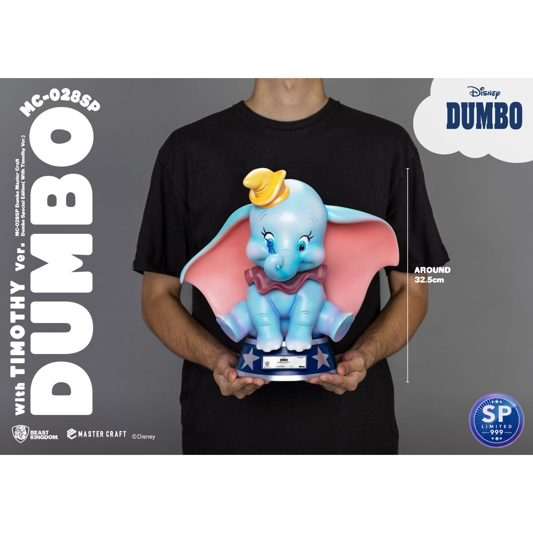 Disney's Dumbo (With Timothy) - Master Craft Statue - Special Edition-Statue-Beast Kingdom-Mighty Underground