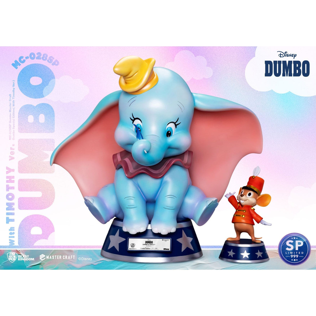 Disney's Dumbo (With Timothy) - Master Craft Statue - Special Edition-Statue-Beast Kingdom-Mighty Underground