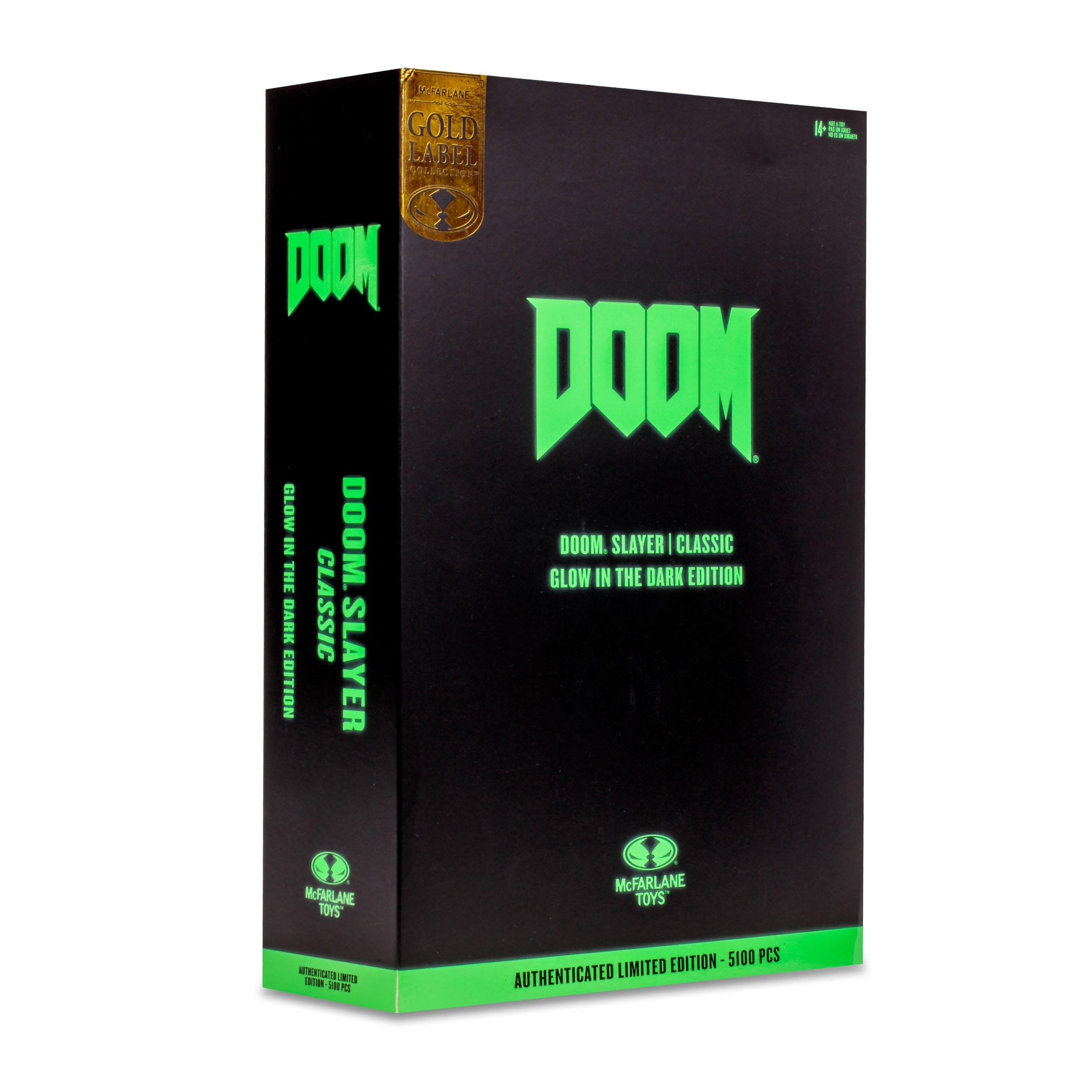 Doom: Doom Slayer (Classic, Glow In The Dark Edition)-Actionfiguren-McFarlane Toys-Mighty Underground