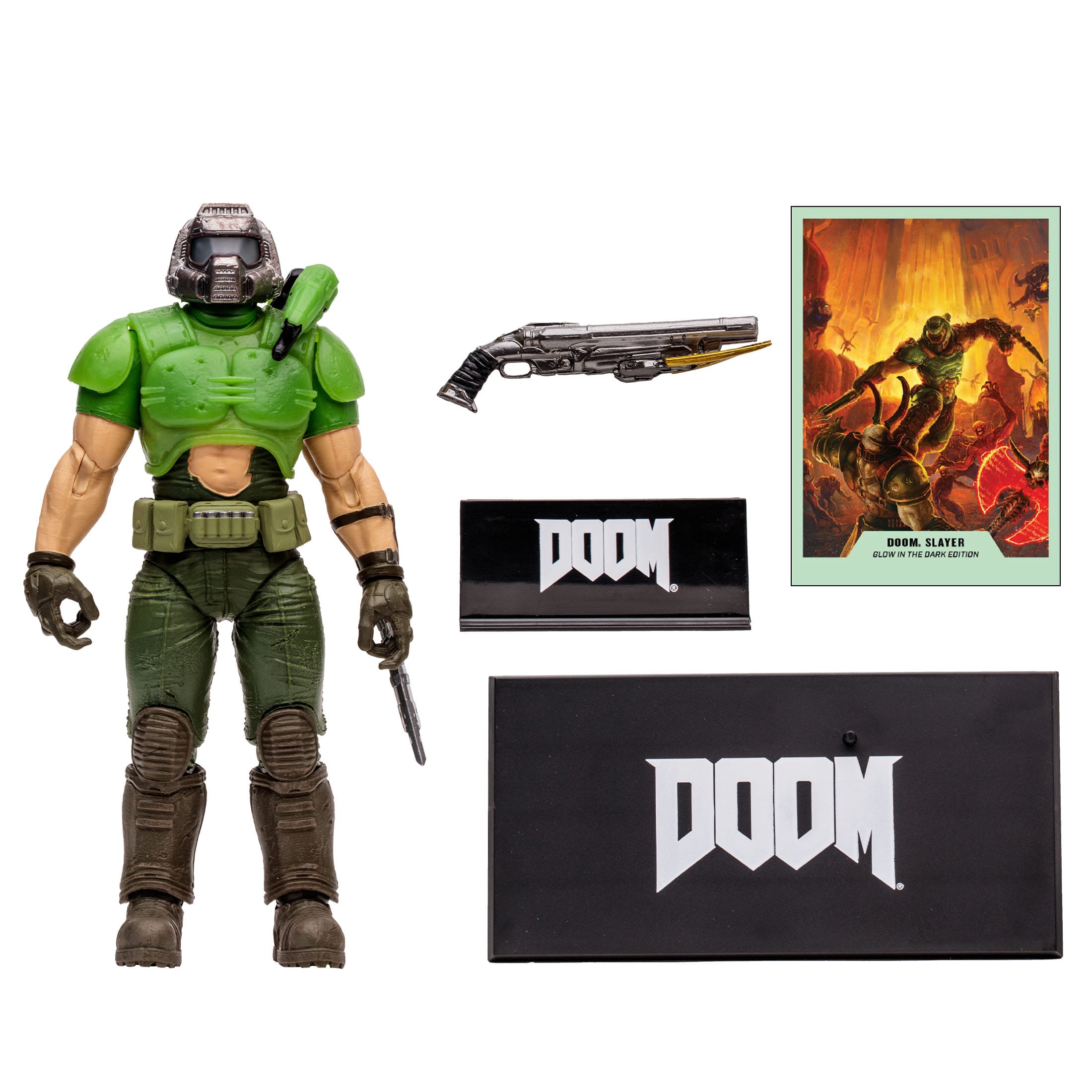 Doom: Doom Slayer (Classic, Glow In The Dark Edition)-Actionfiguren-McFarlane Toys-Mighty Underground