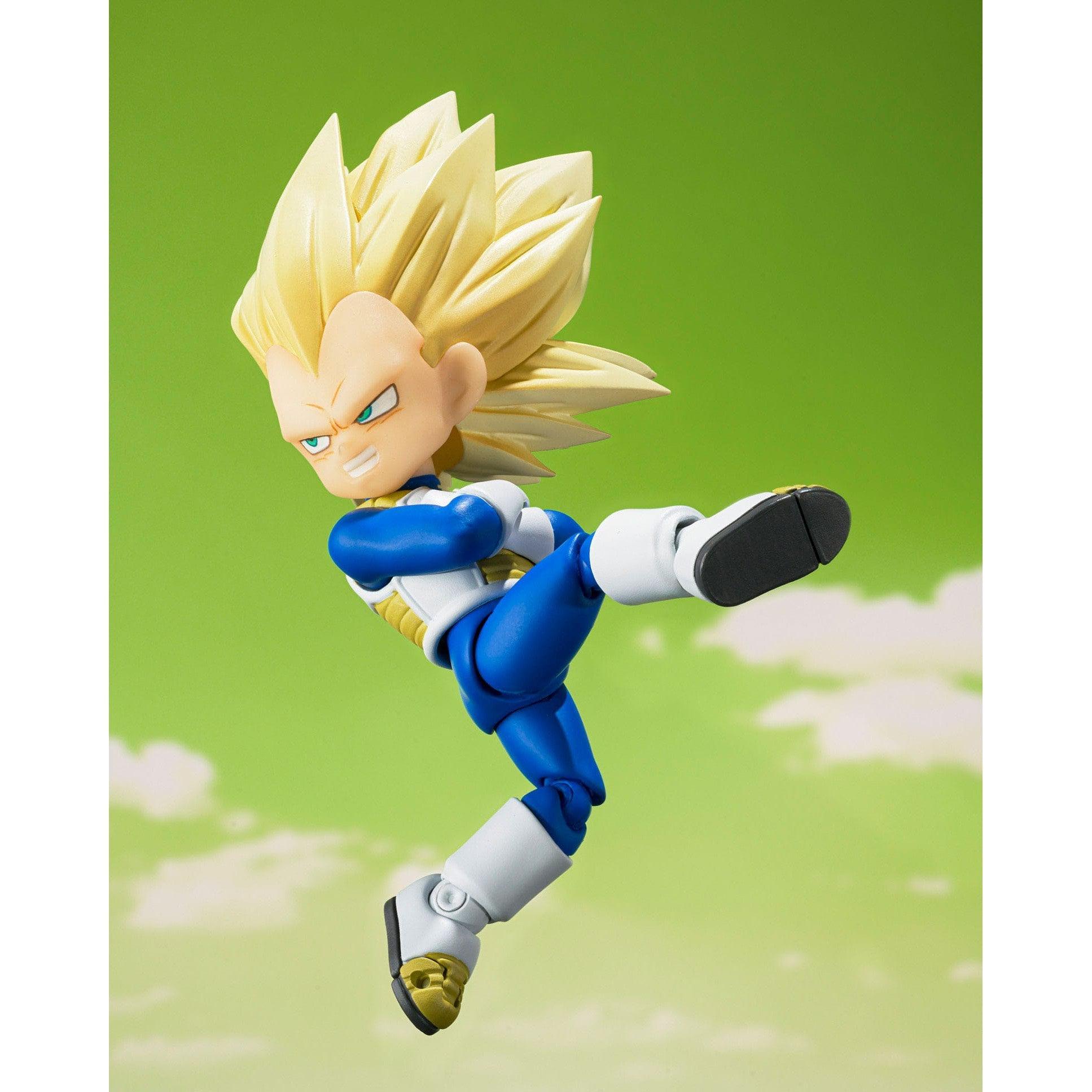 Dragon Ball Daima: Super Saiyan 3 Vegeta (Mini)-Actionfiguren-Bandai Tamashii Nations-Mighty Underground