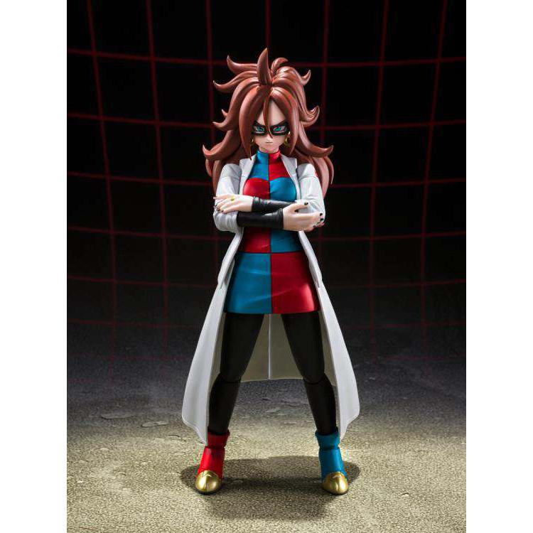 Dragon Ball FighterZ: Android 21 (Lab Coat)-Actionfiguren-Bandai Tamashii Nations-Mighty Underground