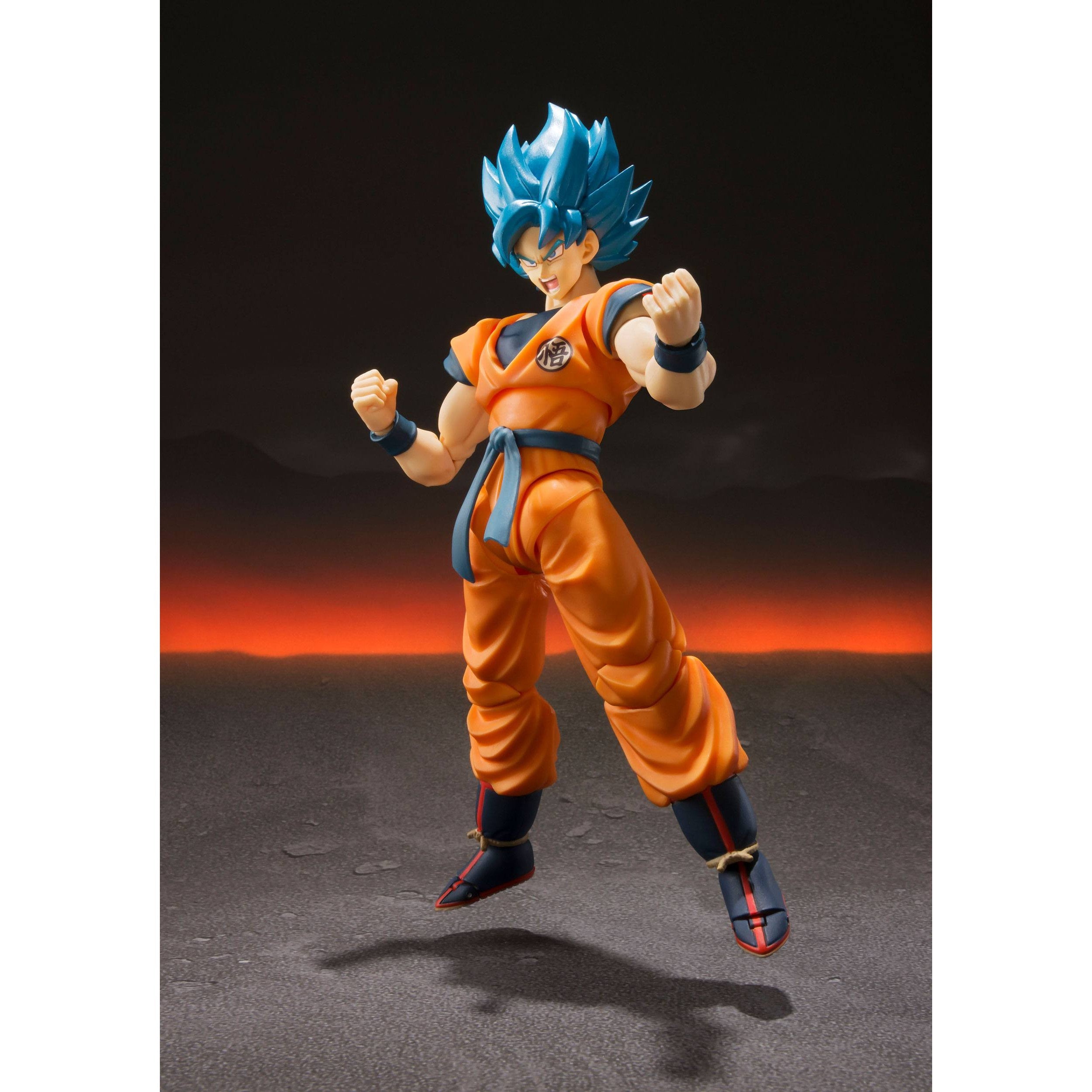 Dragon Ball Super Broly: SSGSS Son Goku-Actionfiguren-Bandai Tamashii Nations-Mighty Underground