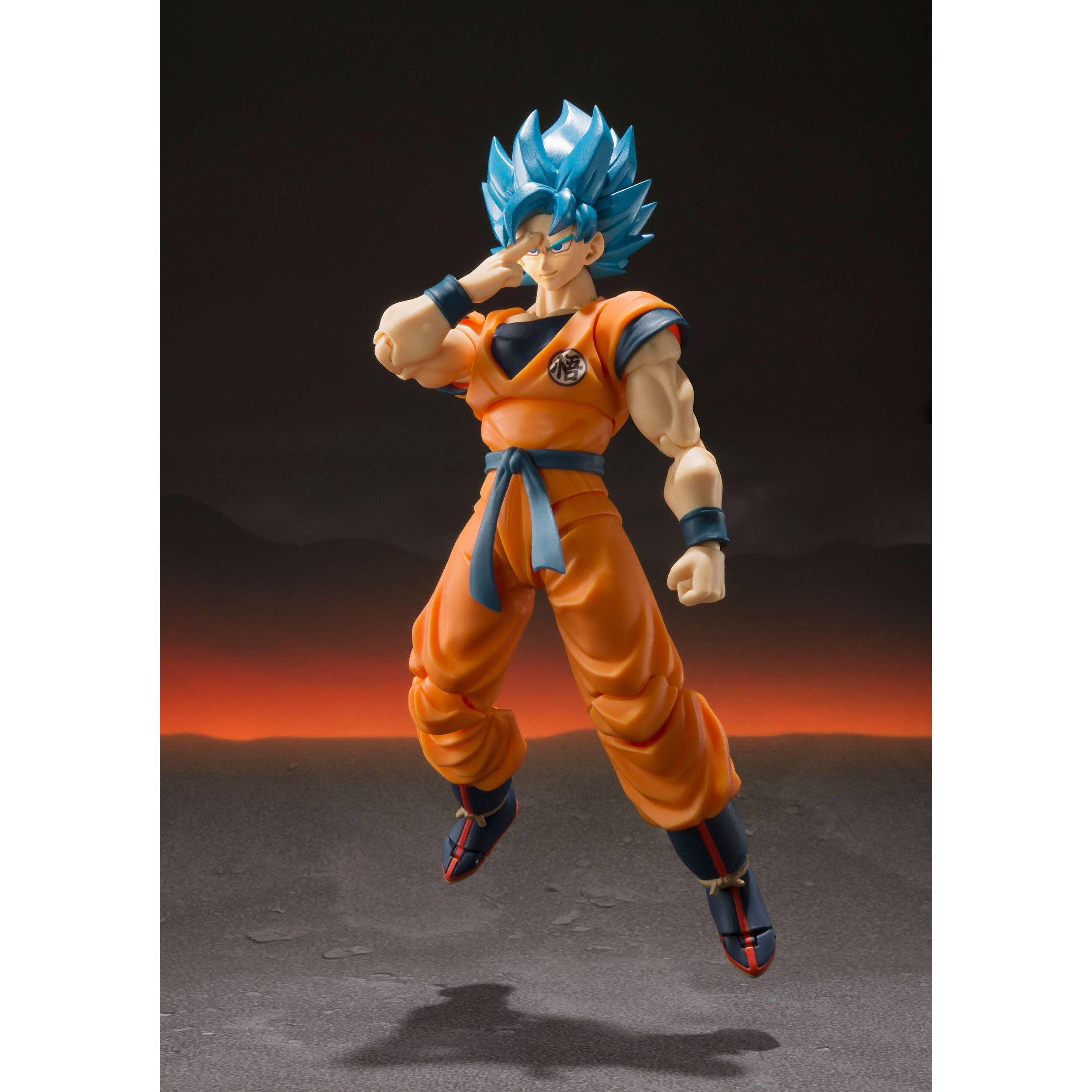 Dragon Ball Super Broly: SSGSS Son Goku-Actionfiguren-Bandai Tamashii Nations-Mighty Underground