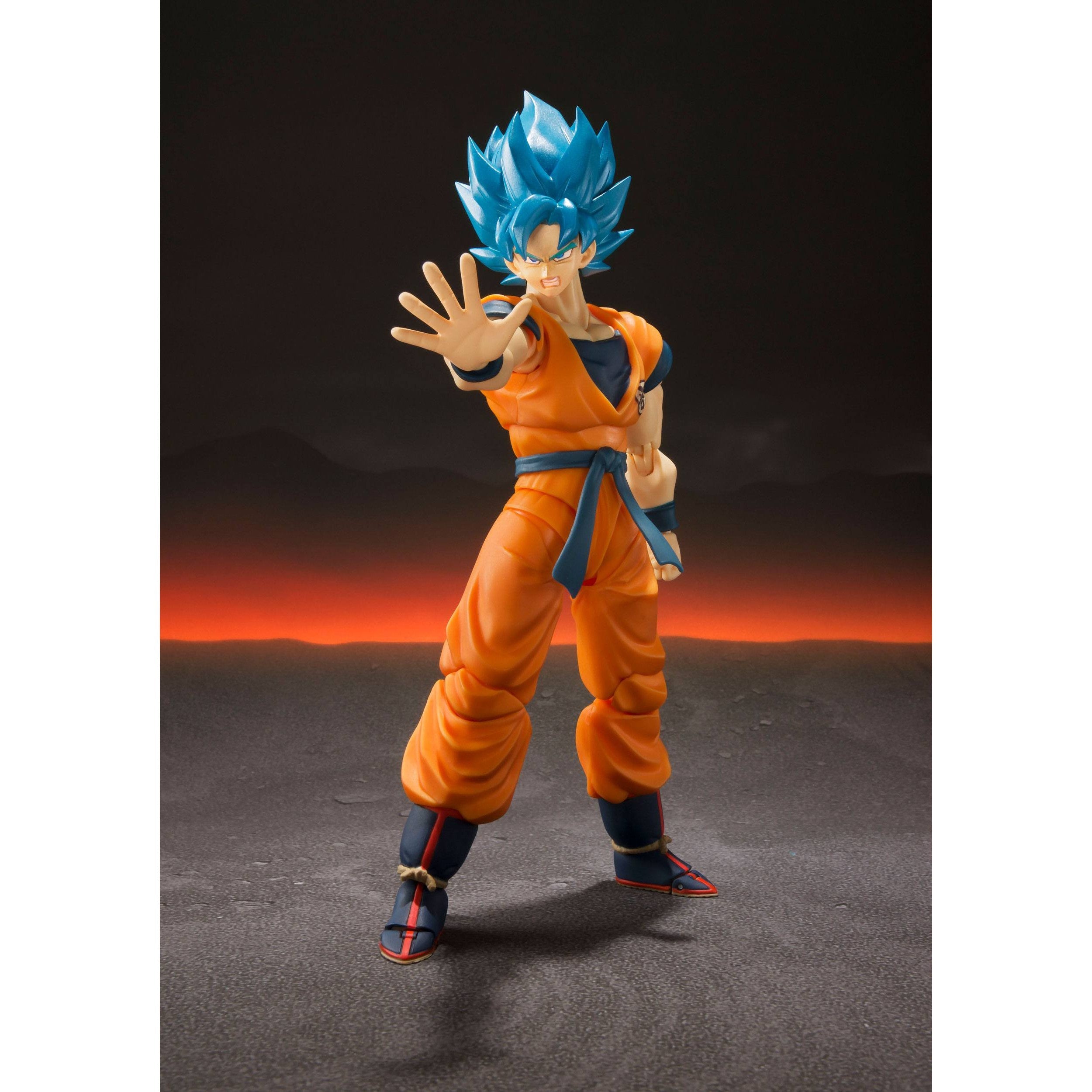 Dragon Ball Super Broly: SSGSS Son Goku-Actionfiguren-Bandai Tamashii Nations-Mighty Underground