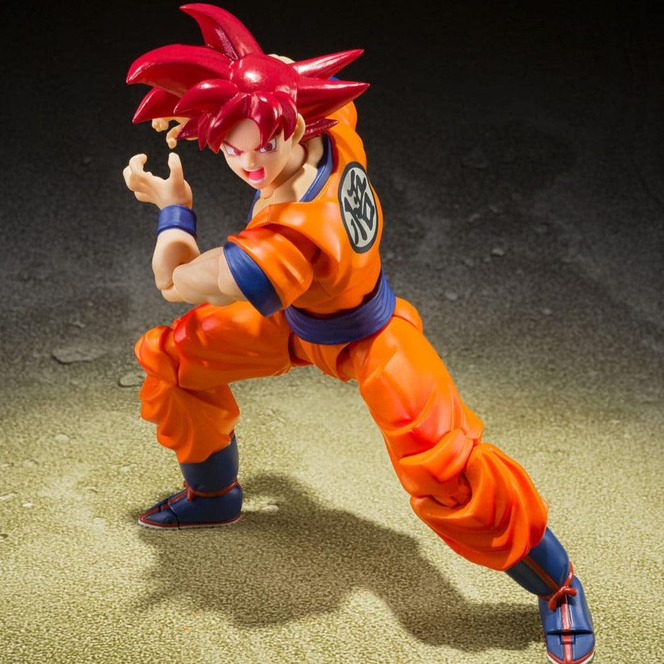 Dragon Ball Super: SS God Son Goku Saiyan God Instilled with the light of Reighteous Hearts-Actionfiguren-Bandai Tamashii Nations-Mighty Underground