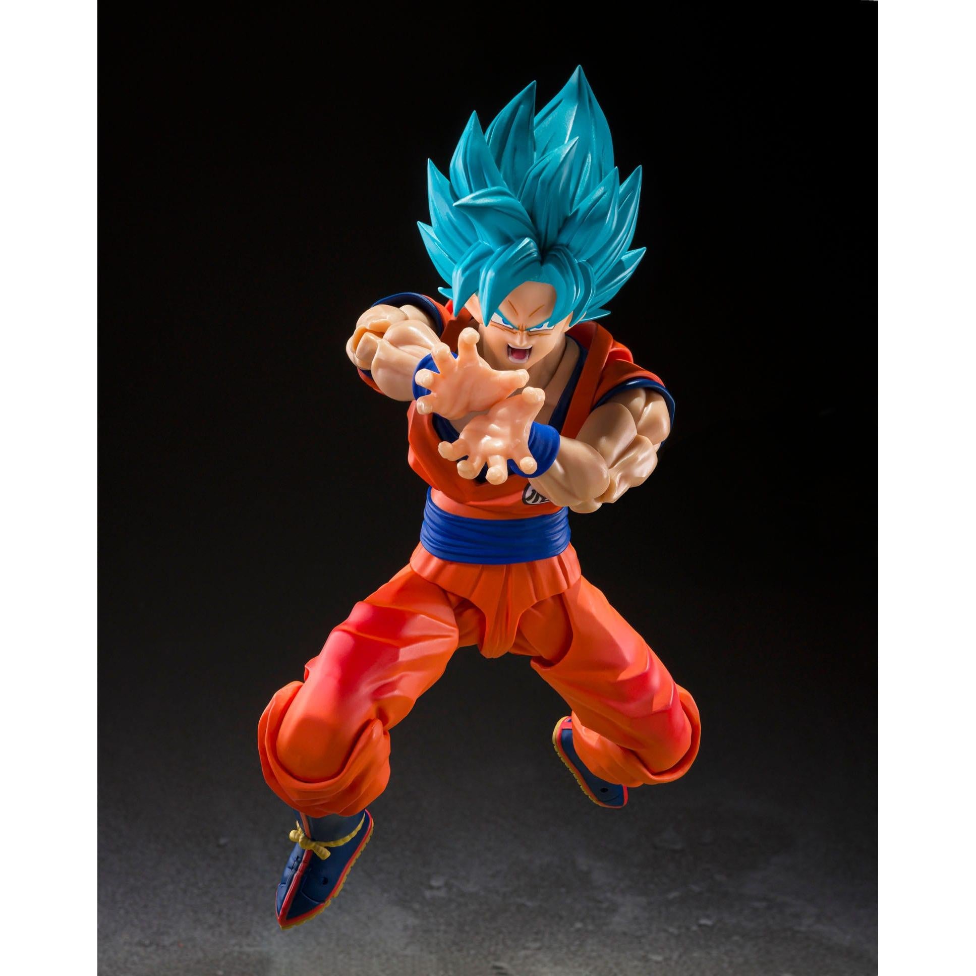 Dragon Ball Super: Super Saiyan God Super Son Guko (Blue power transcending Limits)-Actionfiguren-Bandai Tamashii Nations-Mighty Underground