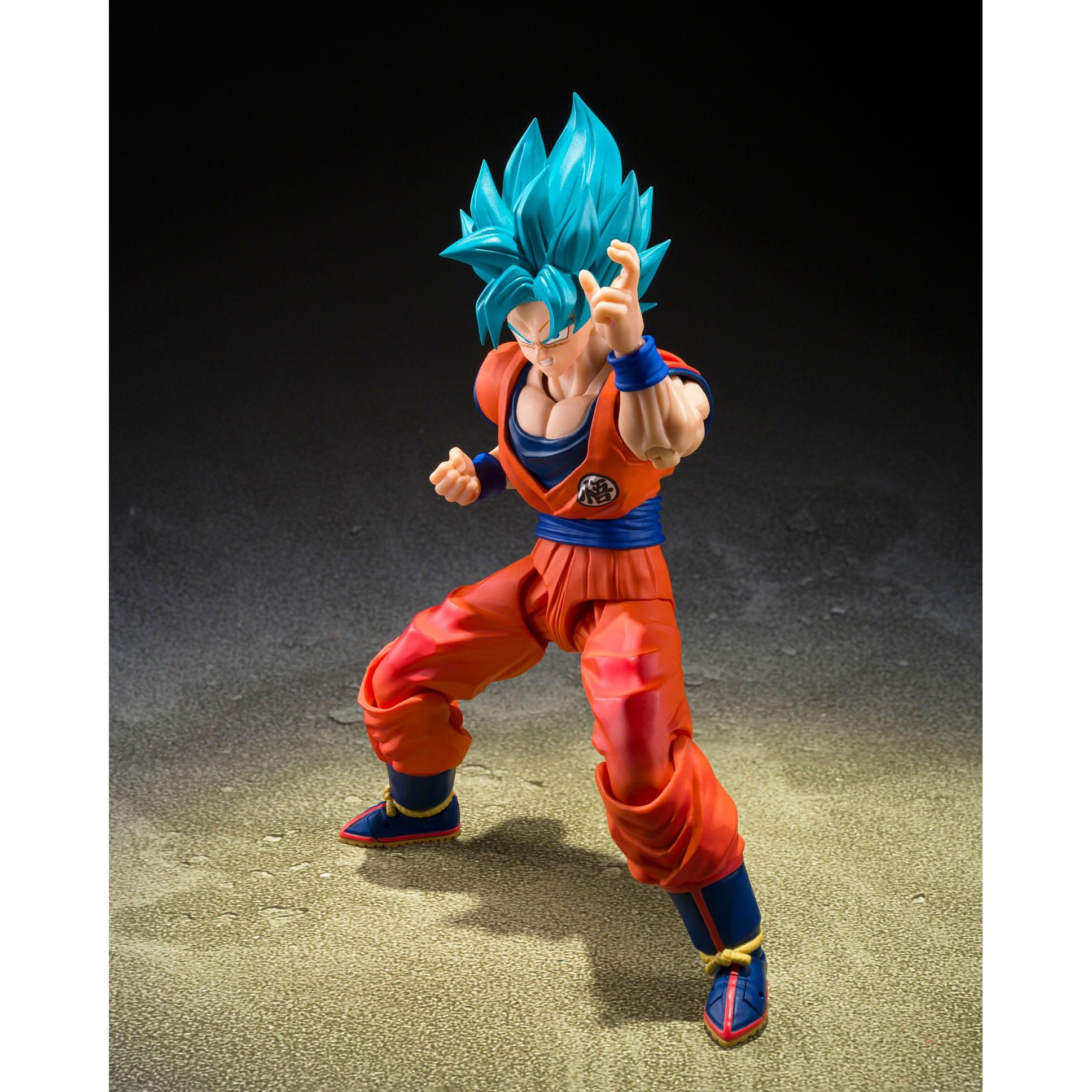Dragon Ball Super: Super Saiyan God Super Son Guko (Blue power transcending Limits)-Actionfiguren-Bandai Tamashii Nations-Mighty Underground