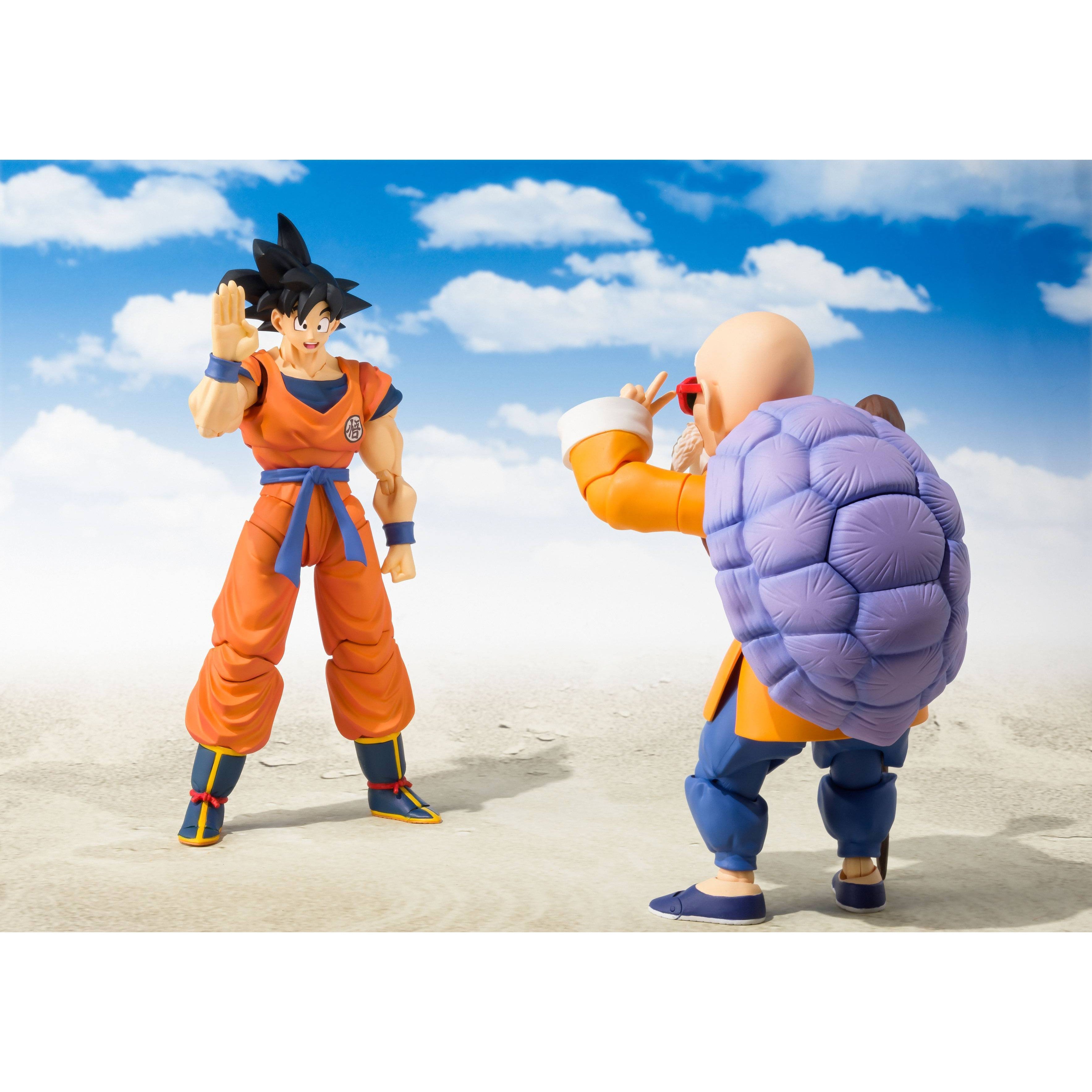 Dragon Ball Z: Son Goku (A Saiyan Raised On Earth)-Actionfiguren-Bandai Tamashii Nations-Mighty Underground