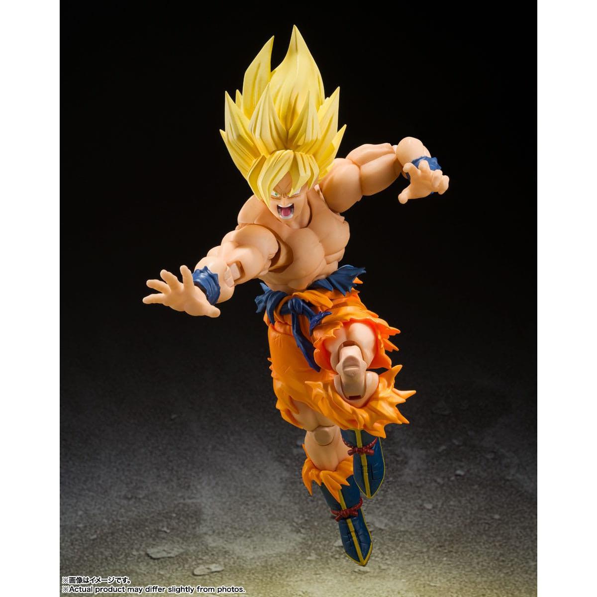 Dragon Ball Z: Super Saiyan Son Goku (Legendary Super Saiyan)-Actionfiguren-Bandai Tamashii Nations-Mighty Underground