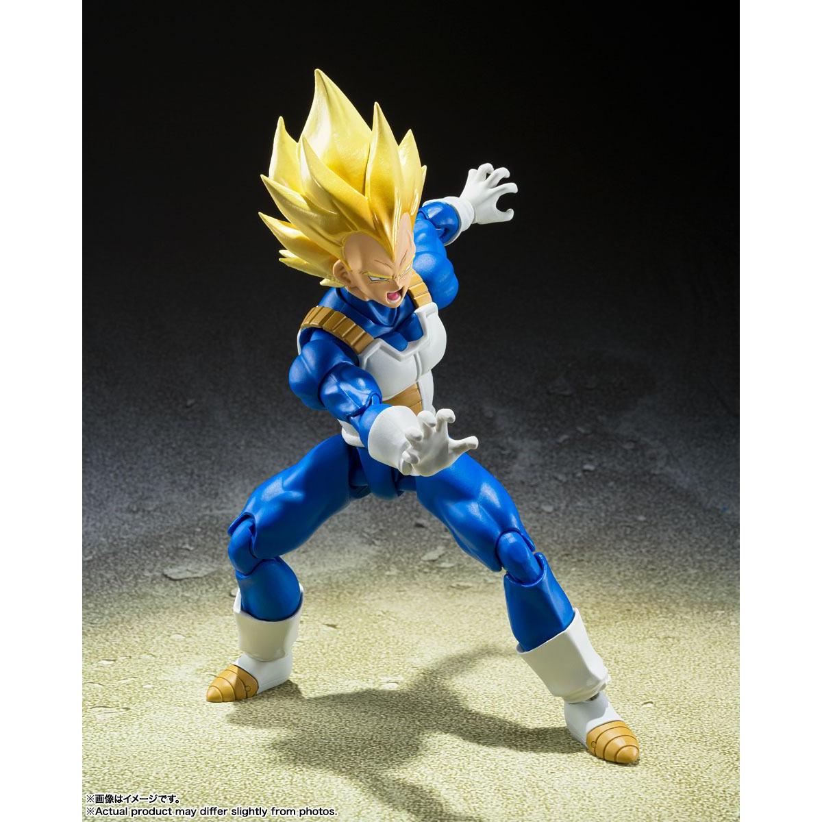 Dragon Ball Z: Super Saiyan Vegeta (Awakened Super Saiyan Blood)-Actionfiguren-Bandai Tamashii Nations-Mighty Underground