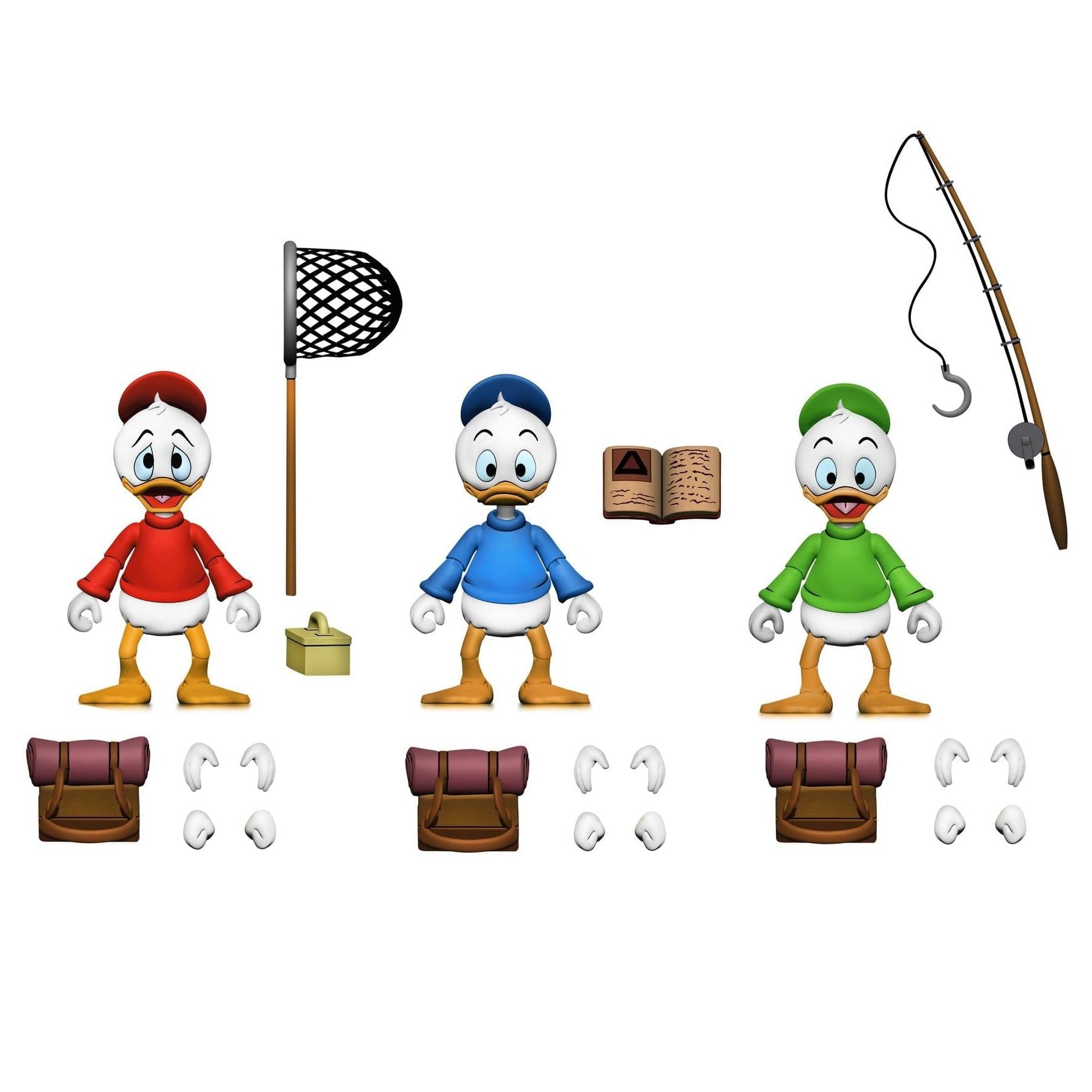 DuckTales: Ultimate Huey, Dewey, and Louie - 3-Pack-Actionfiguren-NECA-Mighty Underground