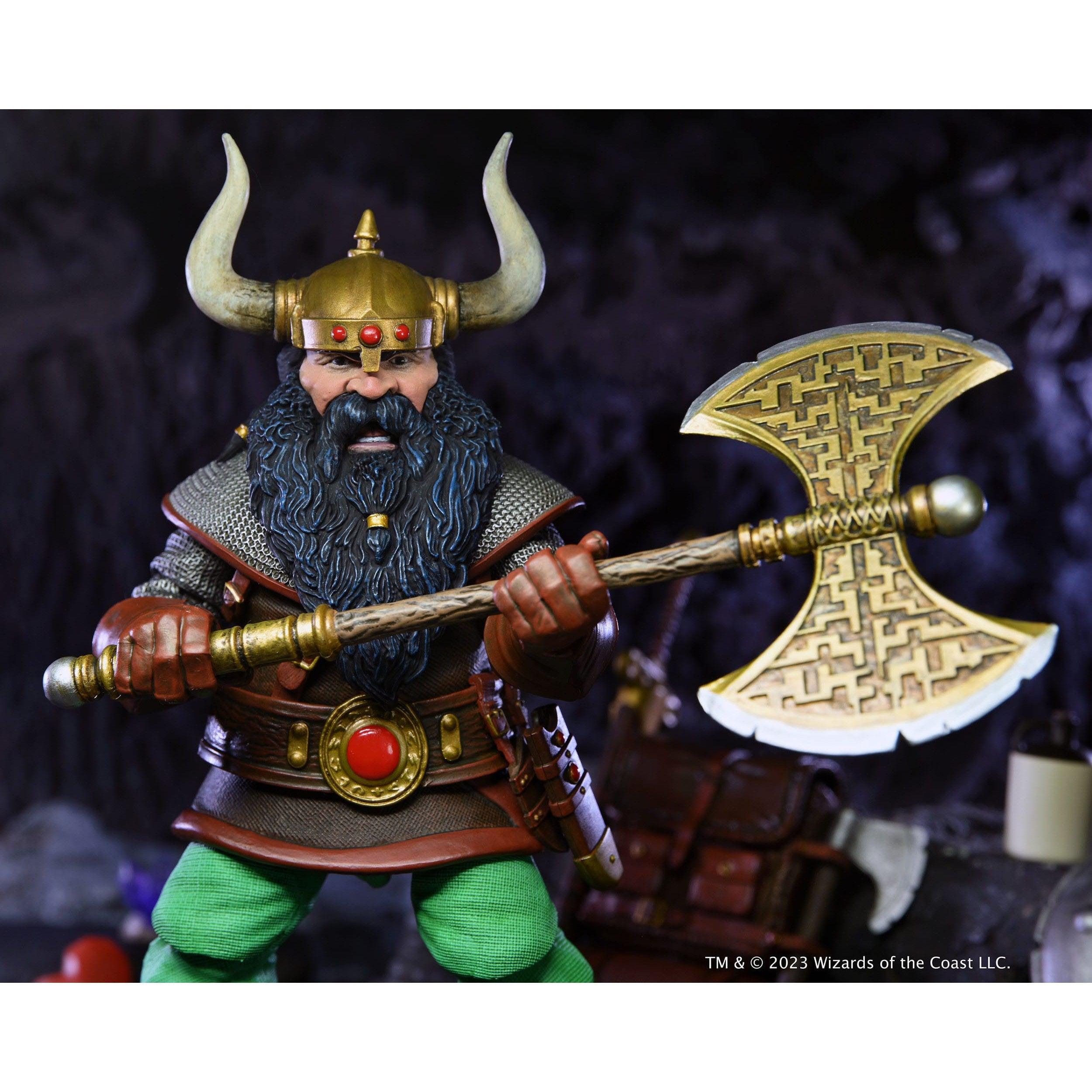 Dungeons & Dragons: Ultimate Elkhorn the Good Dwarf Fighter-Actionfiguren-NECA-Mighty Underground