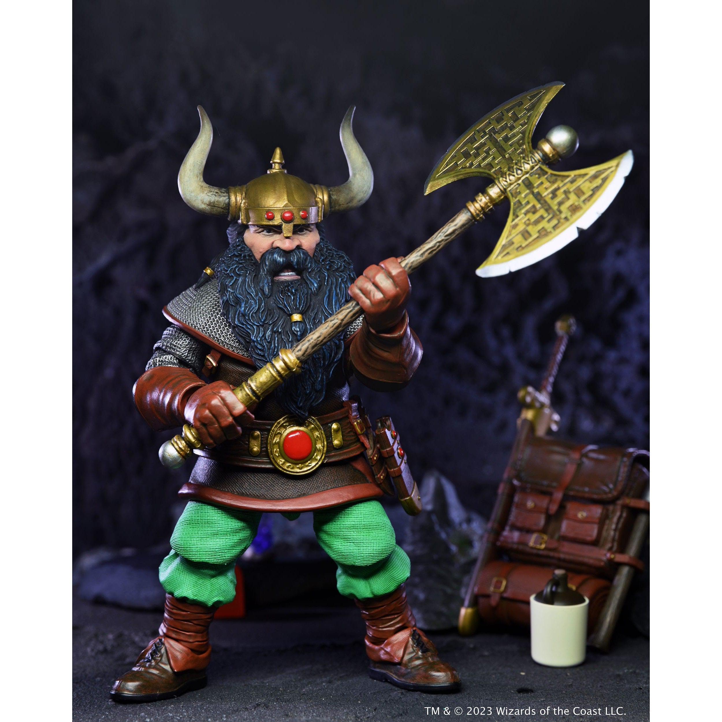 Dungeons & Dragons: Ultimate Elkhorn the Good Dwarf Fighter-Actionfiguren-NECA-Mighty Underground