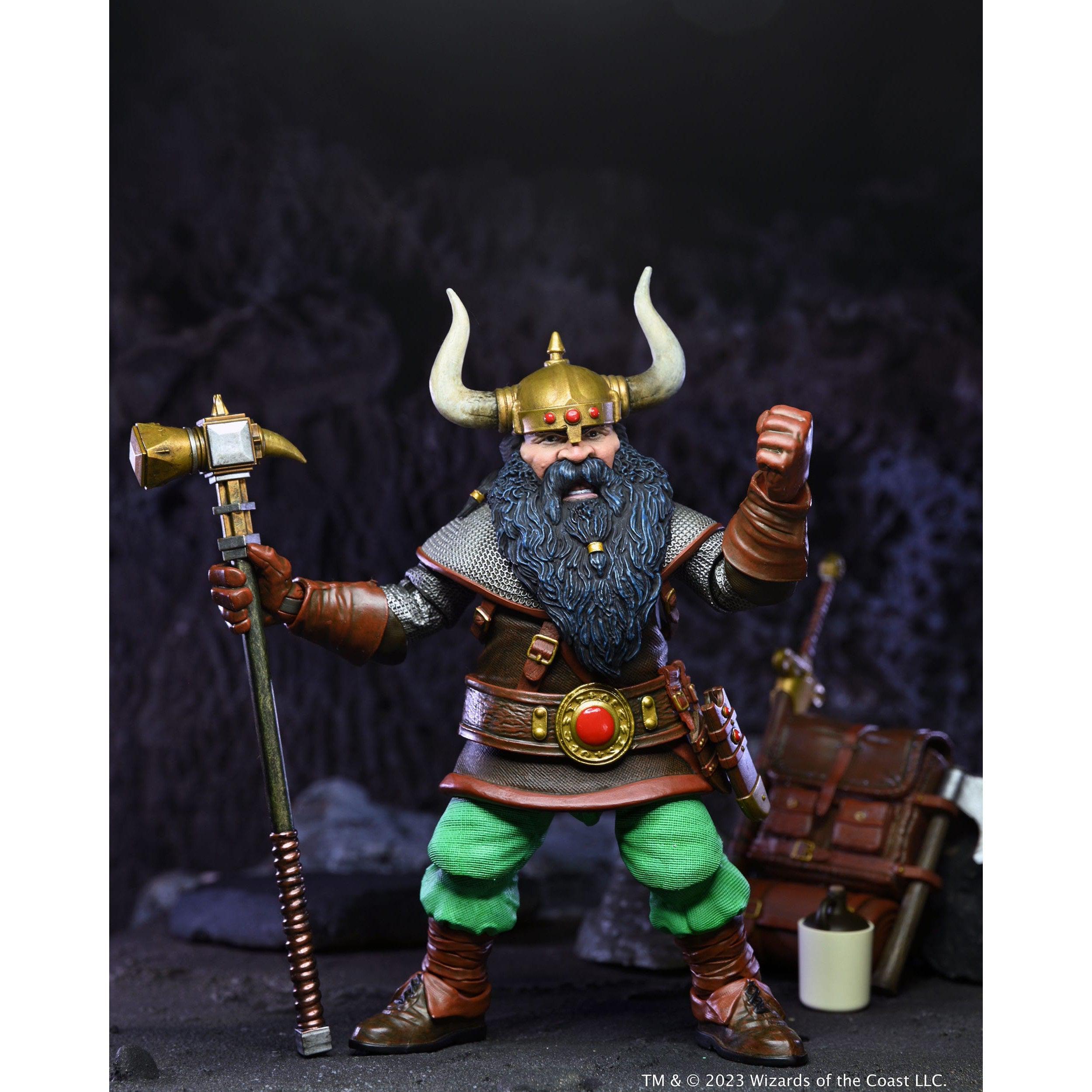 Dungeons & Dragons: Ultimate Elkhorn the Good Dwarf Fighter-Actionfiguren-NECA-Mighty Underground