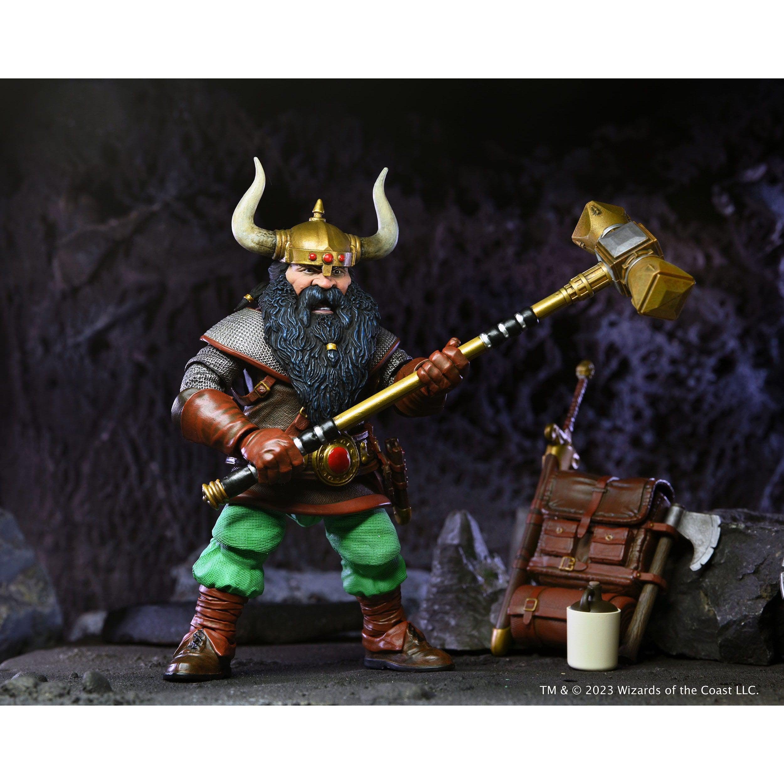 Dungeons & Dragons: Ultimate Elkhorn the Good Dwarf Fighter-Actionfiguren-NECA-Mighty Underground