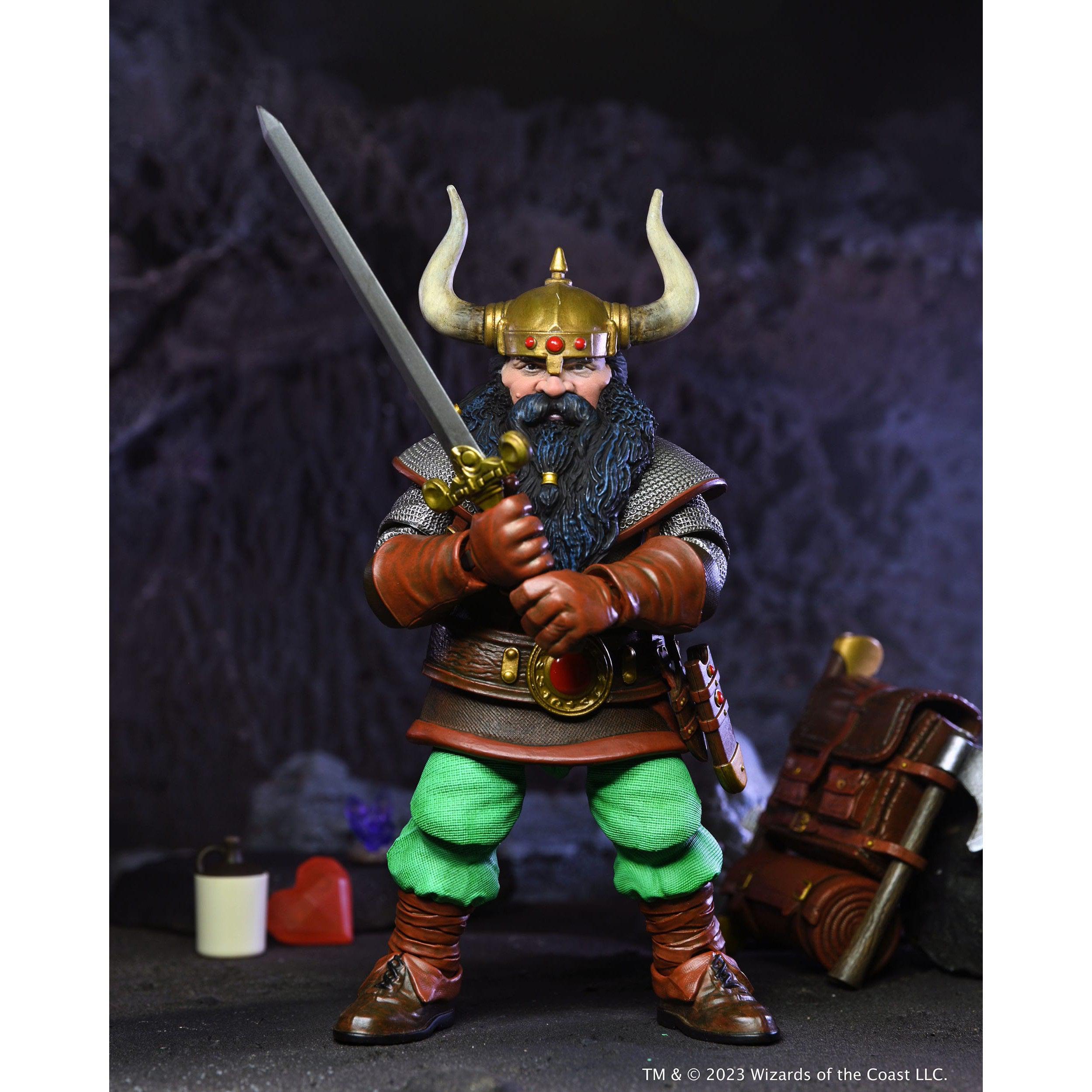 Dungeons & Dragons: Ultimate Elkhorn the Good Dwarf Fighter-Actionfiguren-NECA-Mighty Underground