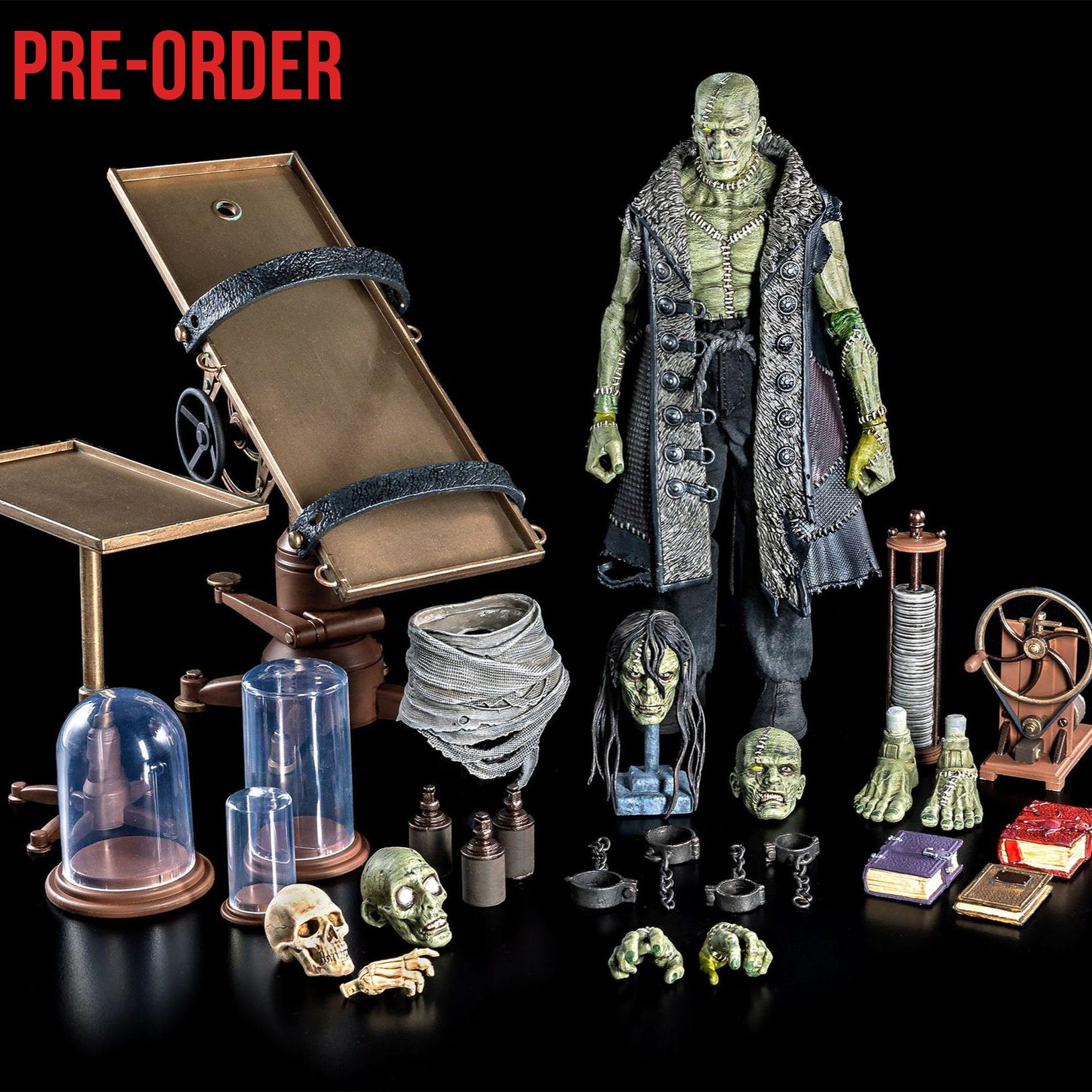 Figura Obscura: Frankenstein’s Monster (Green, Exclusive)-Actionfiguren-Four Horsemen Toy Design-Mighty Underground