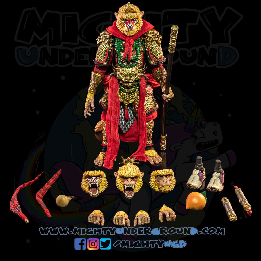 Figura Obscura: Sun Wukong the Monkey King (Golden Sage, Exclusive)-Actionfiguren-Four Horsemen Toy Design-Mighty Underground