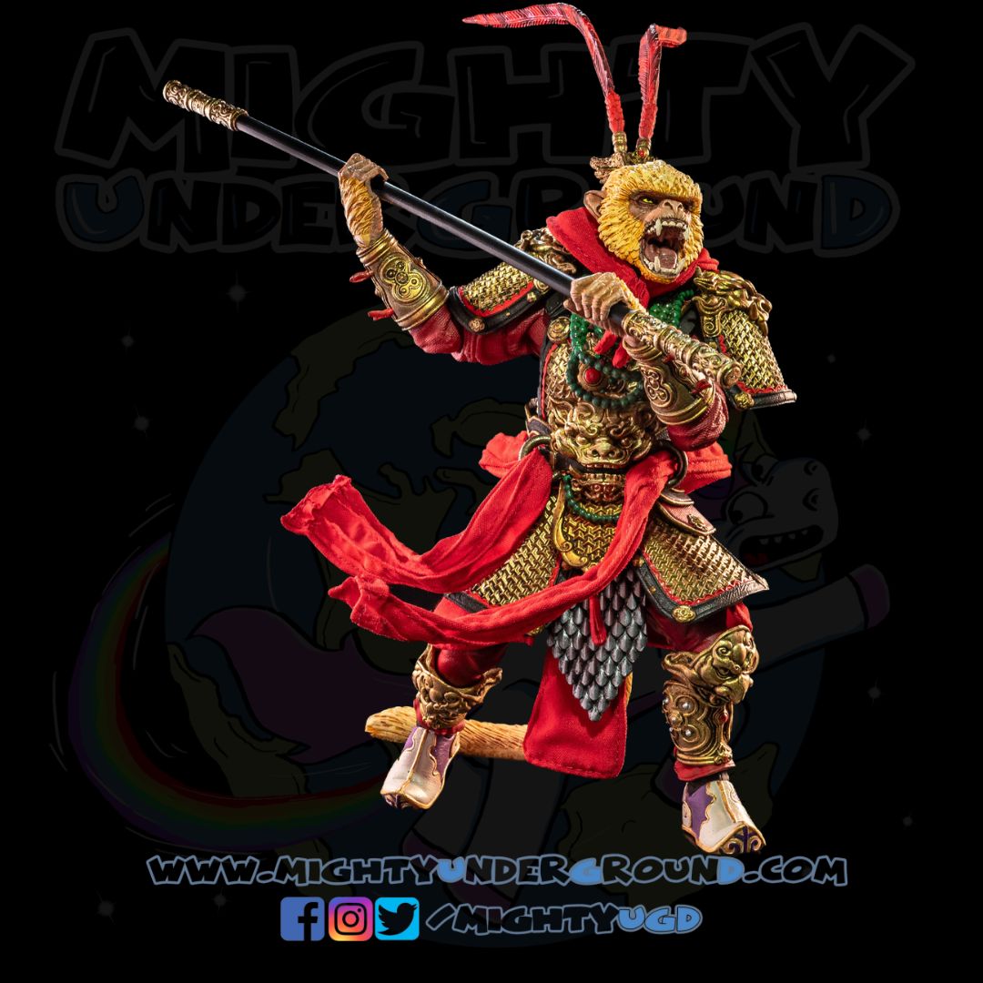 Figura Obscura: Sun Wukong the Monkey King (Golden Sage, Exclusive)-Actionfiguren-Four Horsemen Toy Design-Mighty Underground