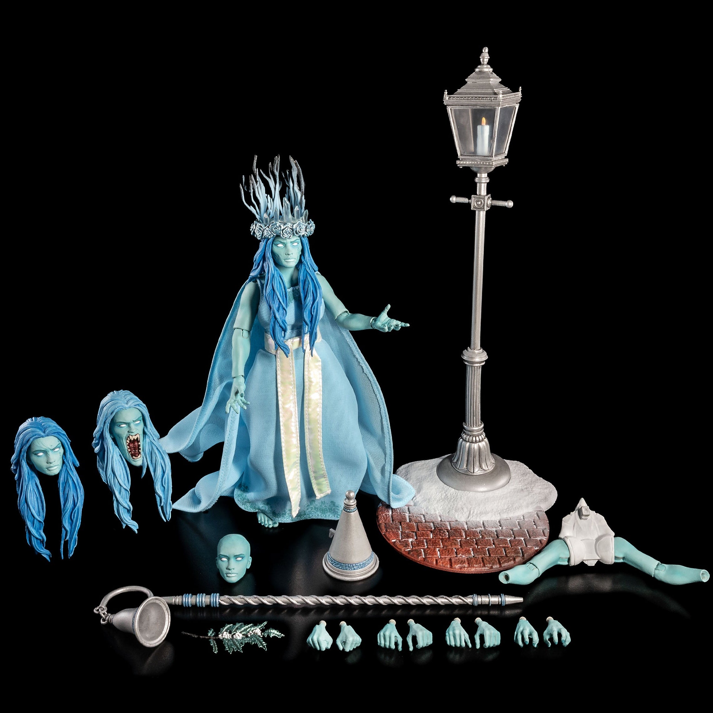 Figura Obscura: The Ghost of Christmas Past (Haunted Blue, Exclusive)-Actionfiguren-Four Horsemen Toy Design-Mighty Underground