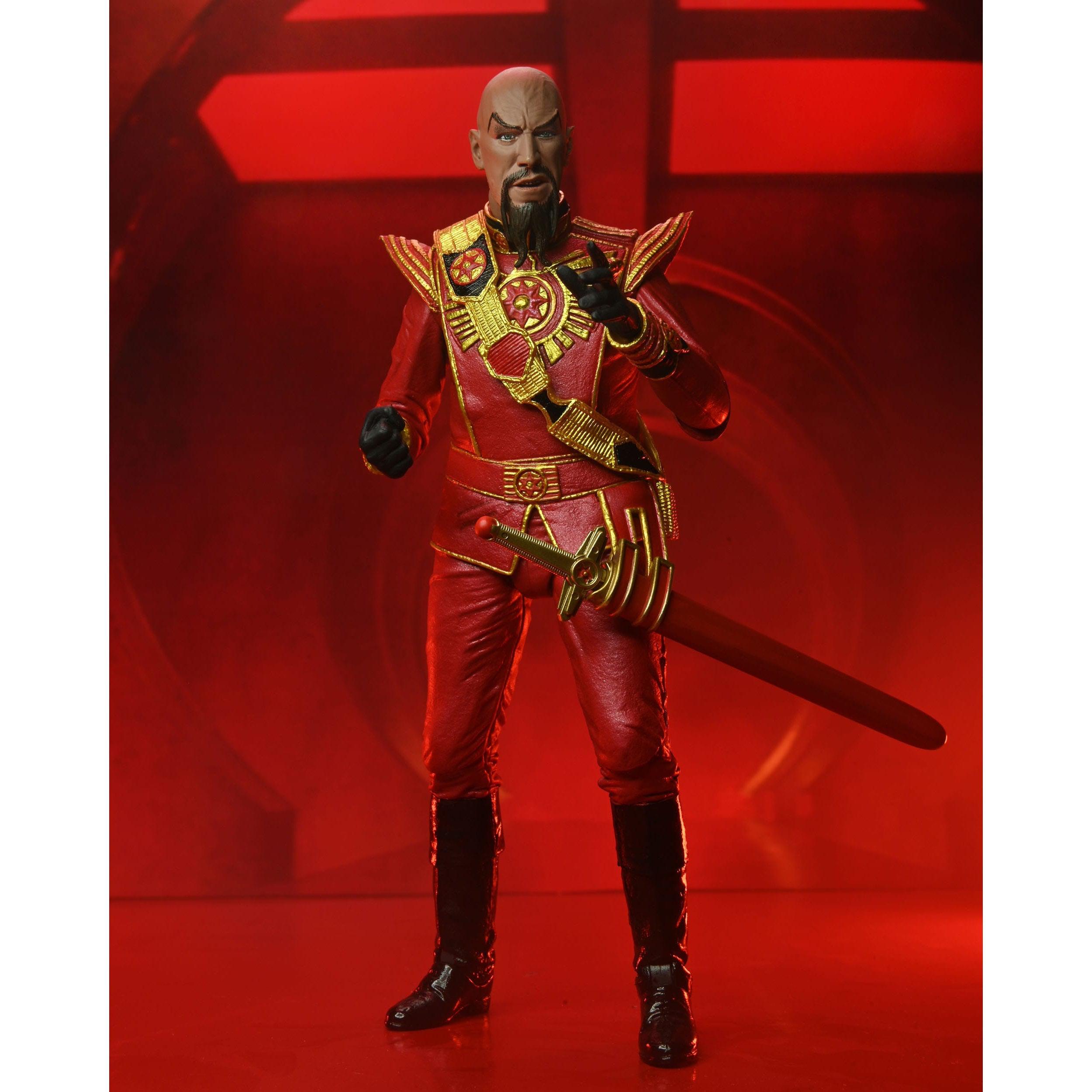 Flash Gordon (1980): Ultimate Ming (Red Military Outfit)-Actionfiguren-NECA-Mighty Underground