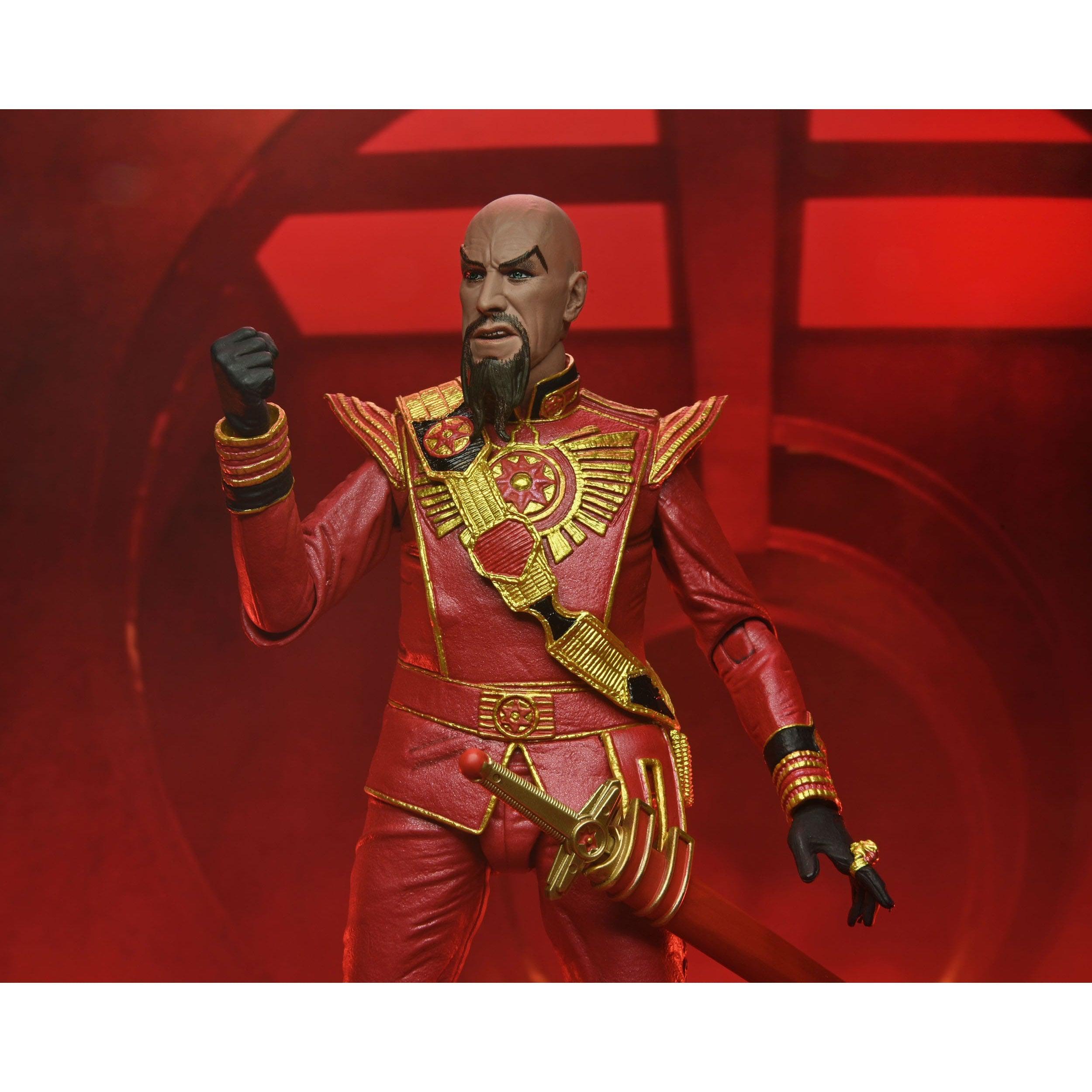 Flash Gordon (1980): Ultimate Ming (Red Military Outfit)-Actionfiguren-NECA-Mighty Underground