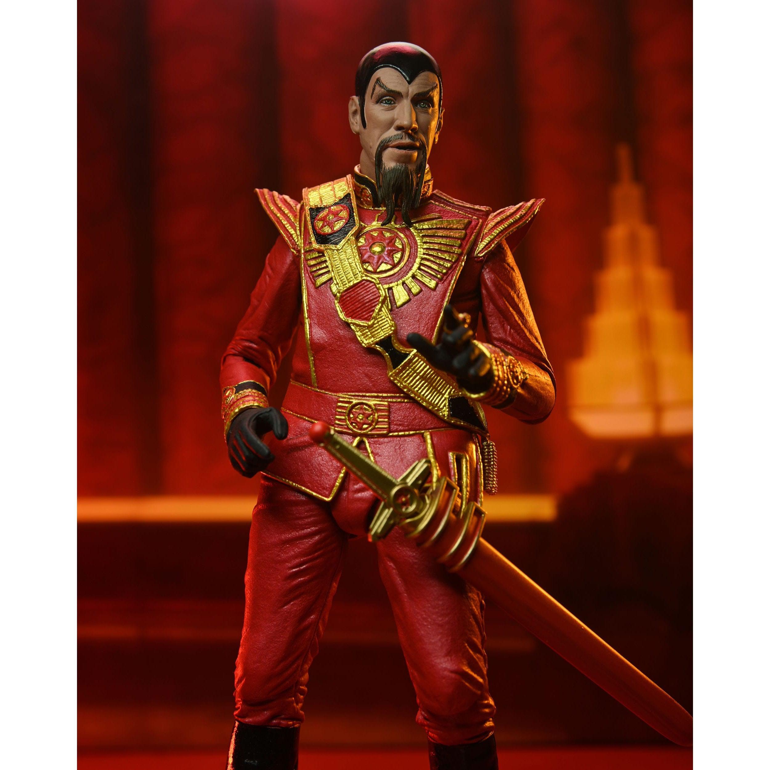 Flash Gordon (1980): Ultimate Ming (Red Military Outfit)-Actionfiguren-NECA-Mighty Underground