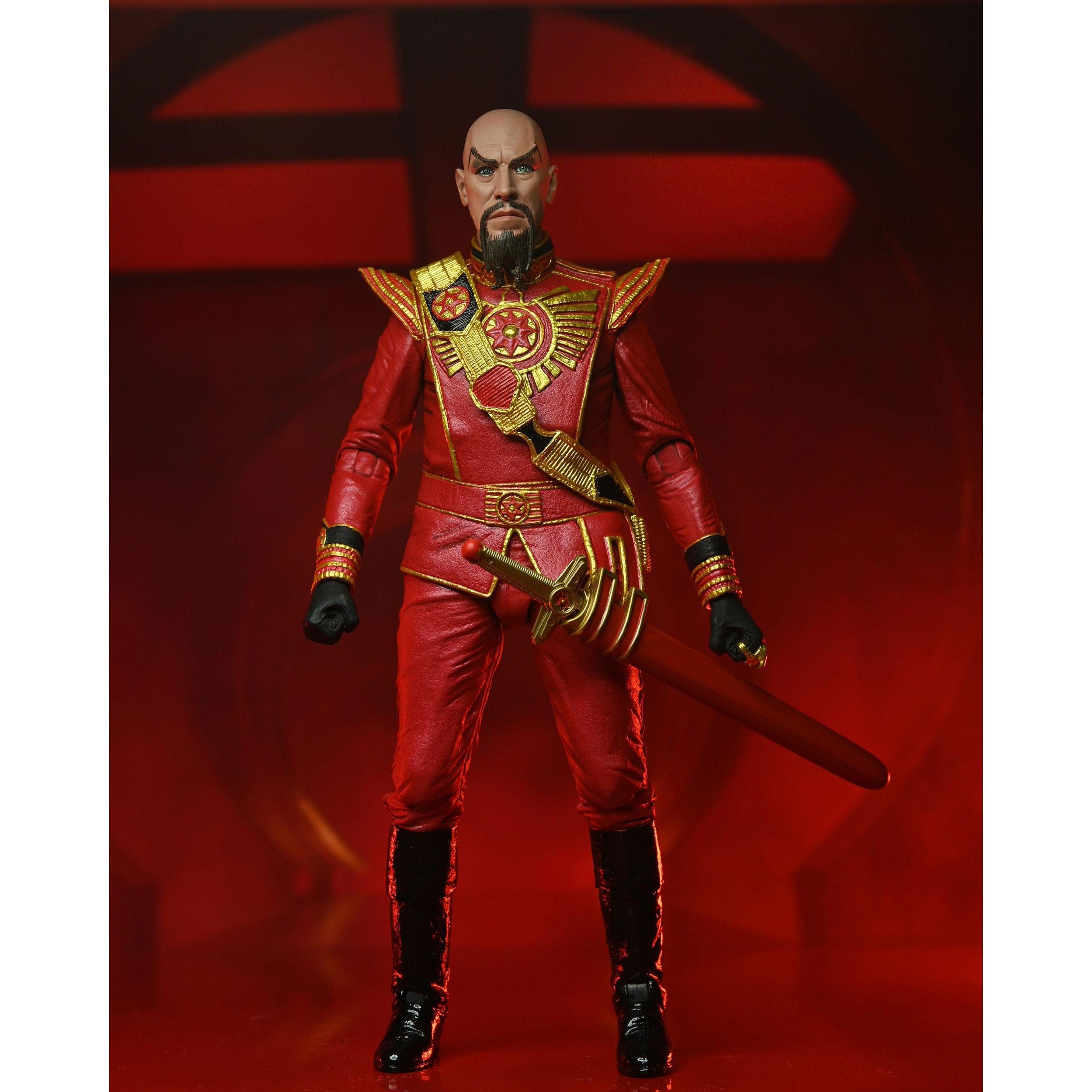 Flash Gordon (1980): Ultimate Ming (Red Military Outfit)-Actionfiguren-NECA-Mighty Underground