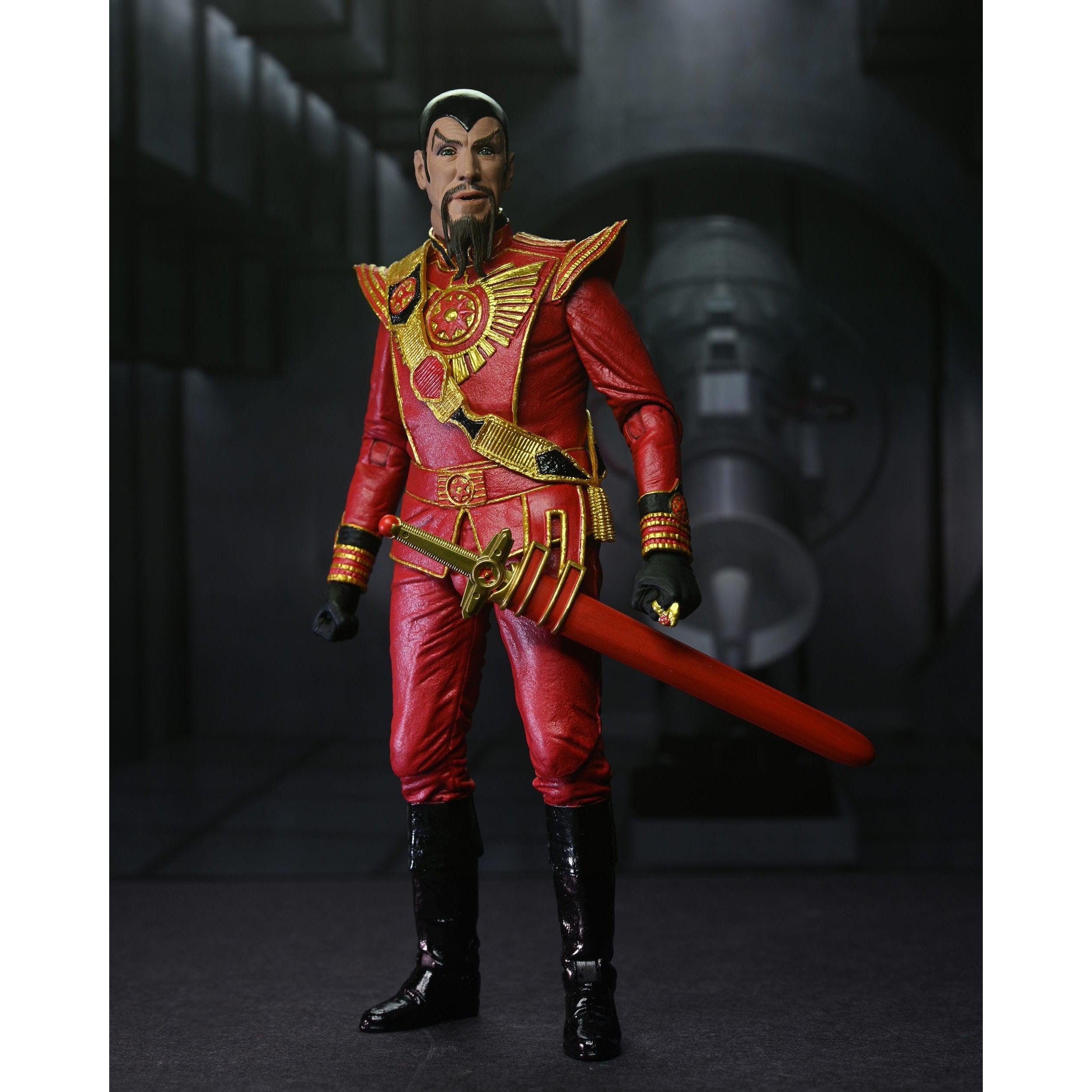 Flash Gordon (1980): Ultimate Ming (Red Military Outfit)-Actionfiguren-NECA-Mighty Underground