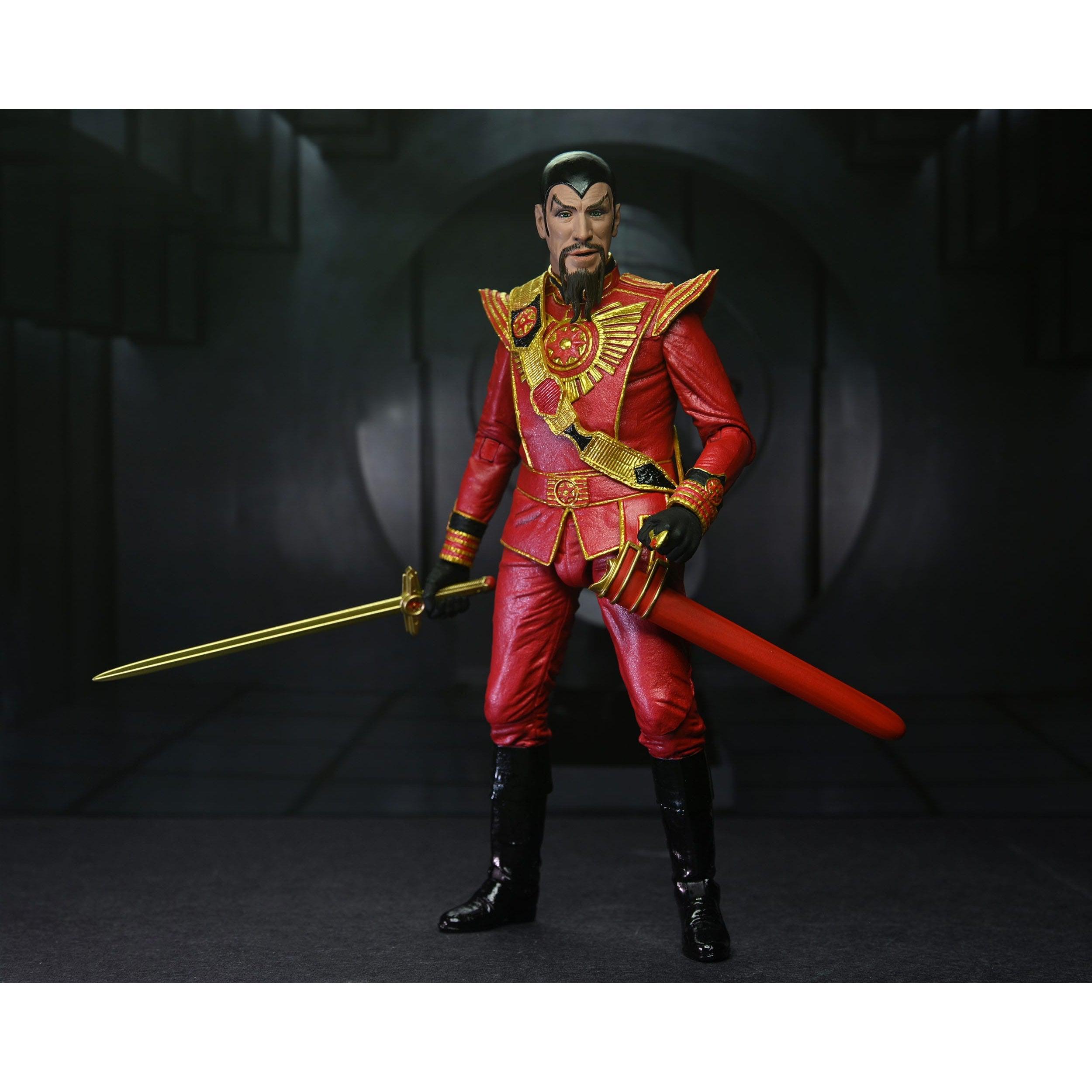 Flash Gordon (1980): Ultimate Ming (Red Military Outfit)-Actionfiguren-NECA-Mighty Underground