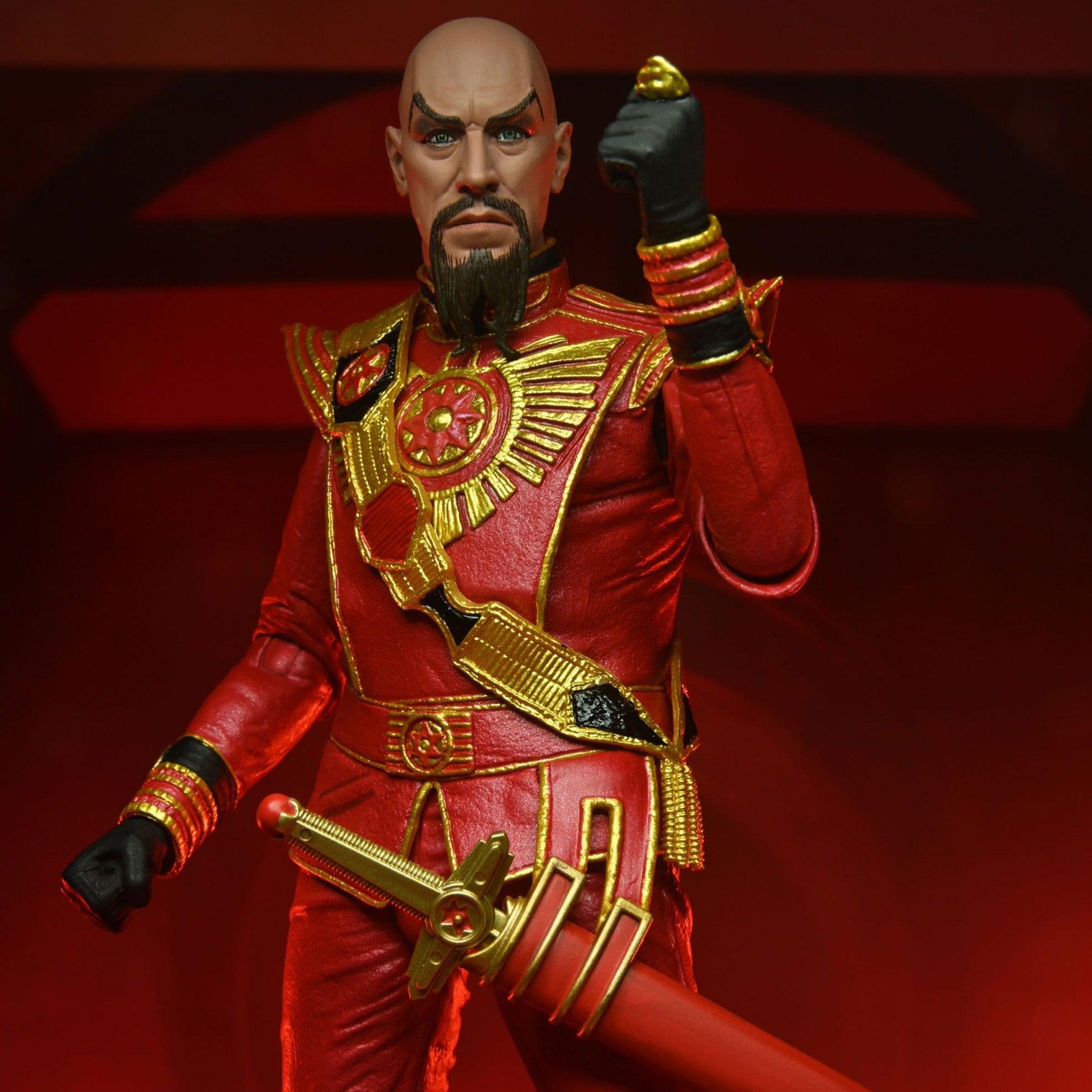 Flash Gordon (1980): Ultimate Ming (Red Military Outfit)-Actionfiguren-NECA-Mighty Underground