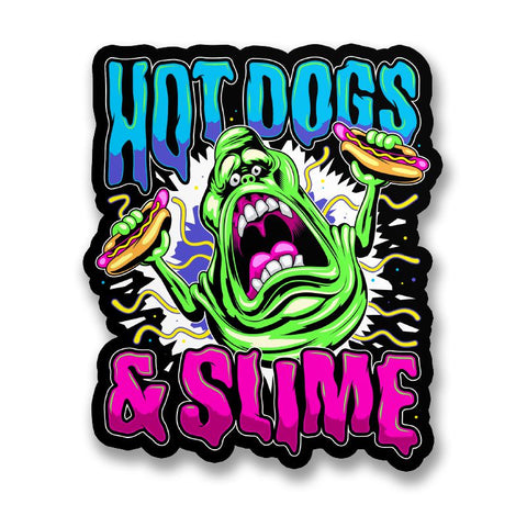 Ghostbusters: Hot Dogs & Slime - Sticker-Sticker-Mighty Underground-Mighty Underground