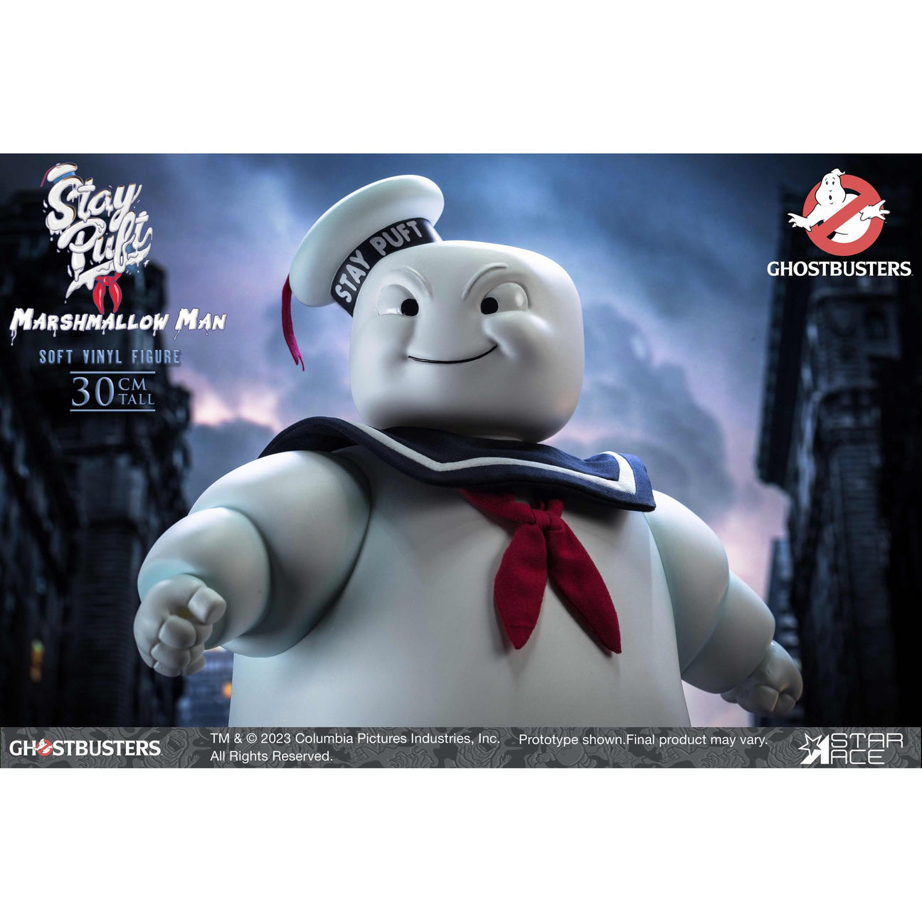 Ghostbusters: Stay-Puft Marshmallow Man - Deluxe Soft Vinyl Statue-Statuen-Star Ace Toys-Mighty Underground