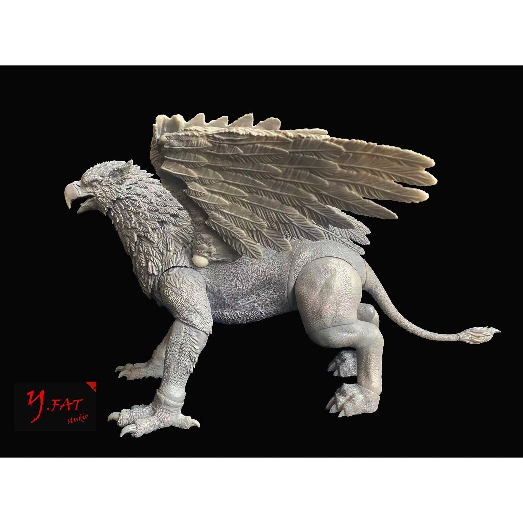 Griffon (White)-Actionfiguren-D20 Studio-Mighty Underground