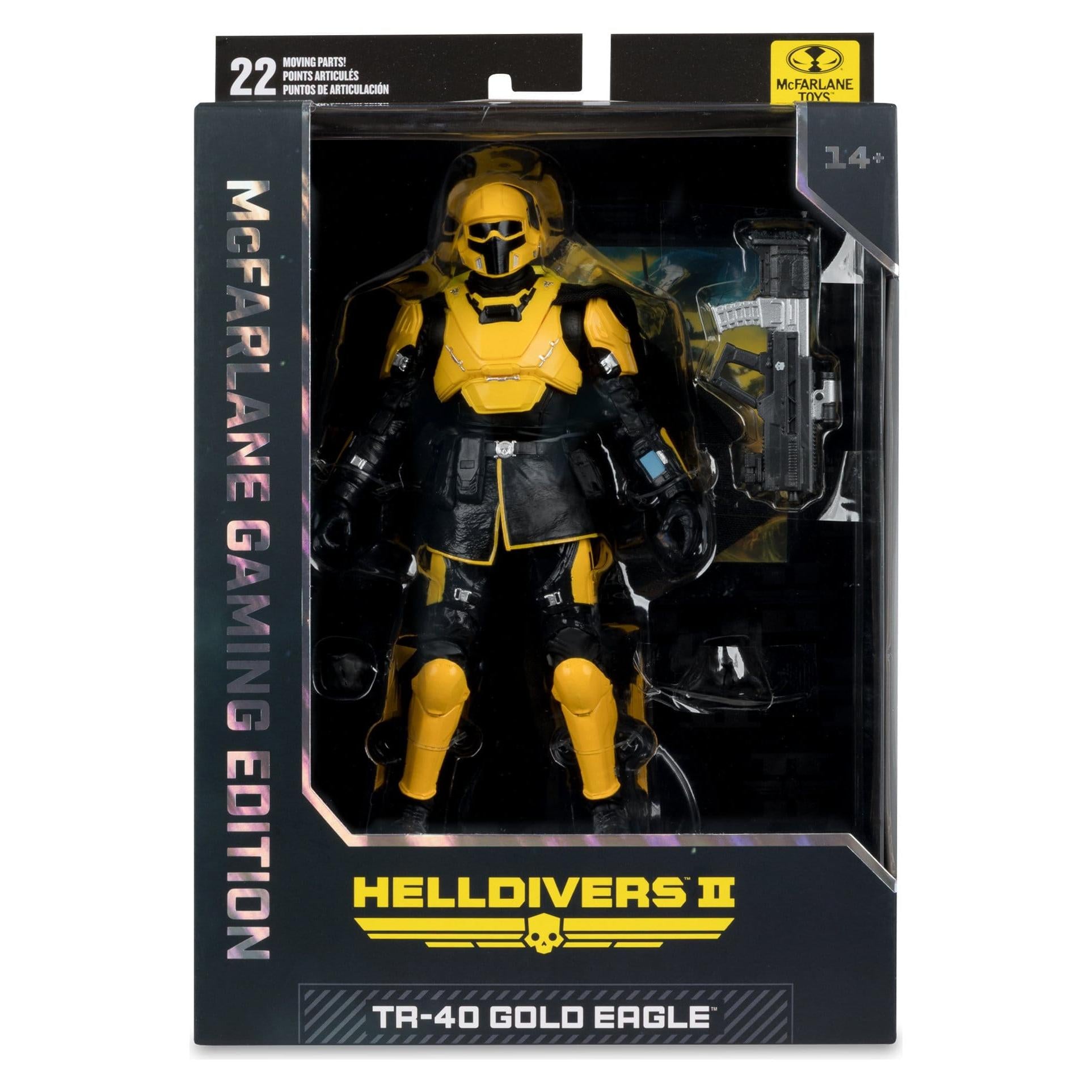 Helldivers II: T4-40 Gold Eagle-Actionfiguren-McFarlane Toys-Mighty Underground