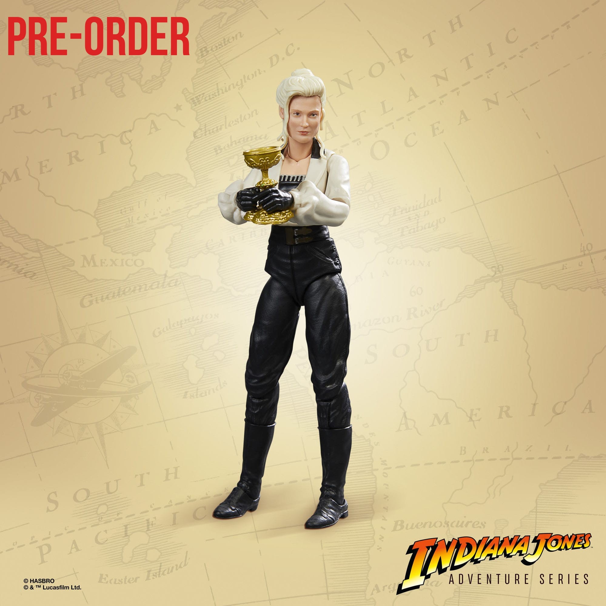 Indiana Jones Adventure Series: Dr. Elsa Schneider (The Last Crusade)-Actionfiguren-Hasbro-Mighty Underground