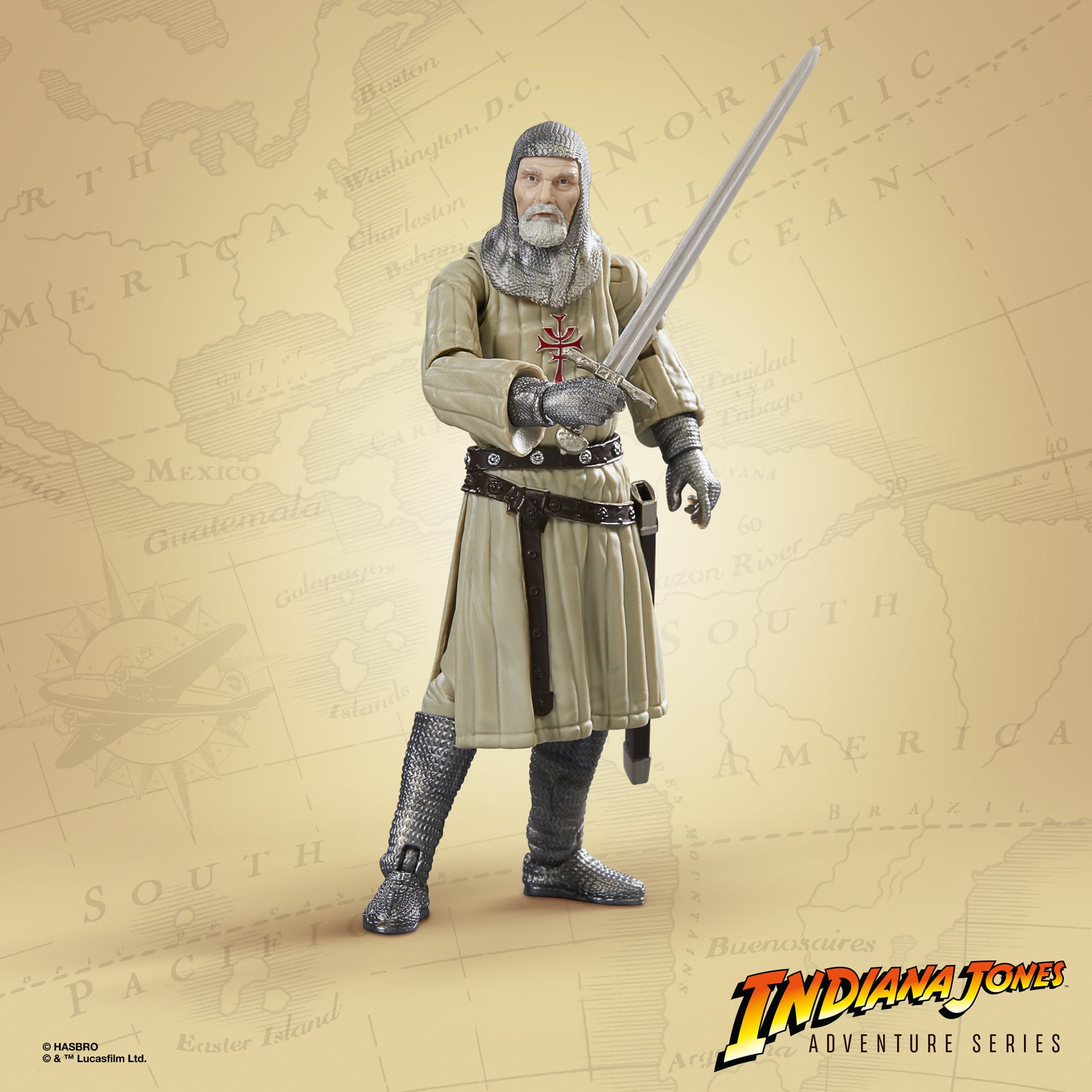 Indiana Jones Adventure Series: Grail Knight (The Last Crusade)-Actionfiguren-Hasbro-Mighty Underground