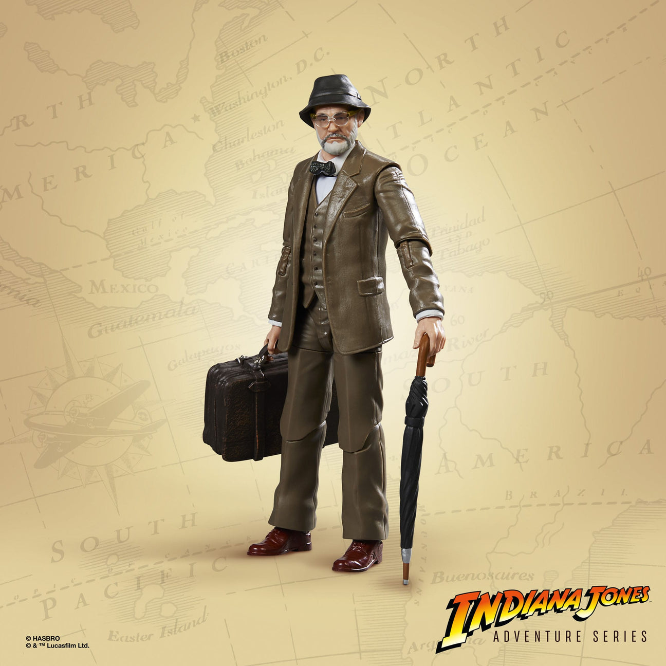 Indiana Jones Adventure Series: Henry Jones Sr. (The Last Crusade)-Actionfiguren-Hasbro-Mighty Underground