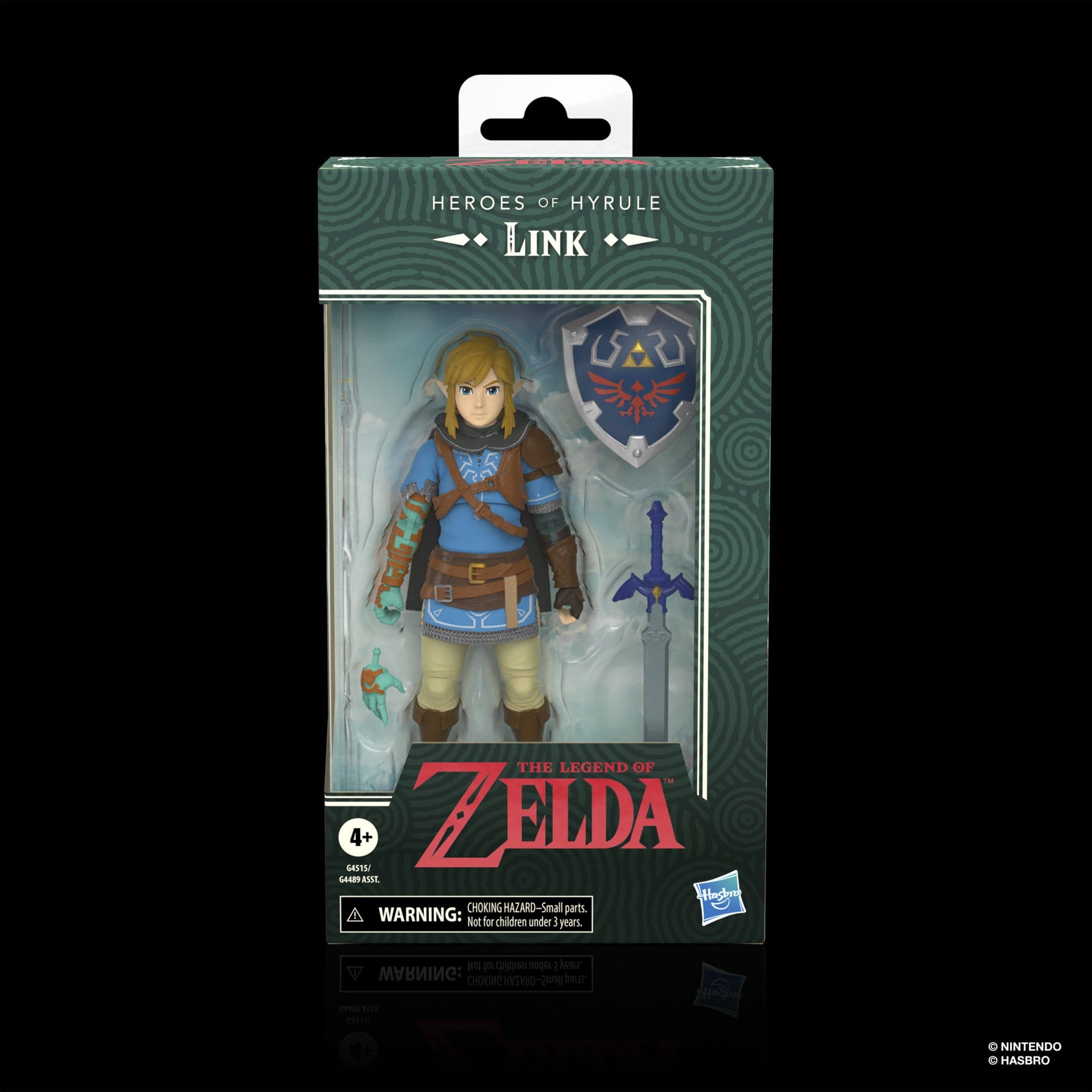 Legend Of Zelda Heroes Of Hyrule: Link-Actionfiguren-Hasbro-Mighty Underground